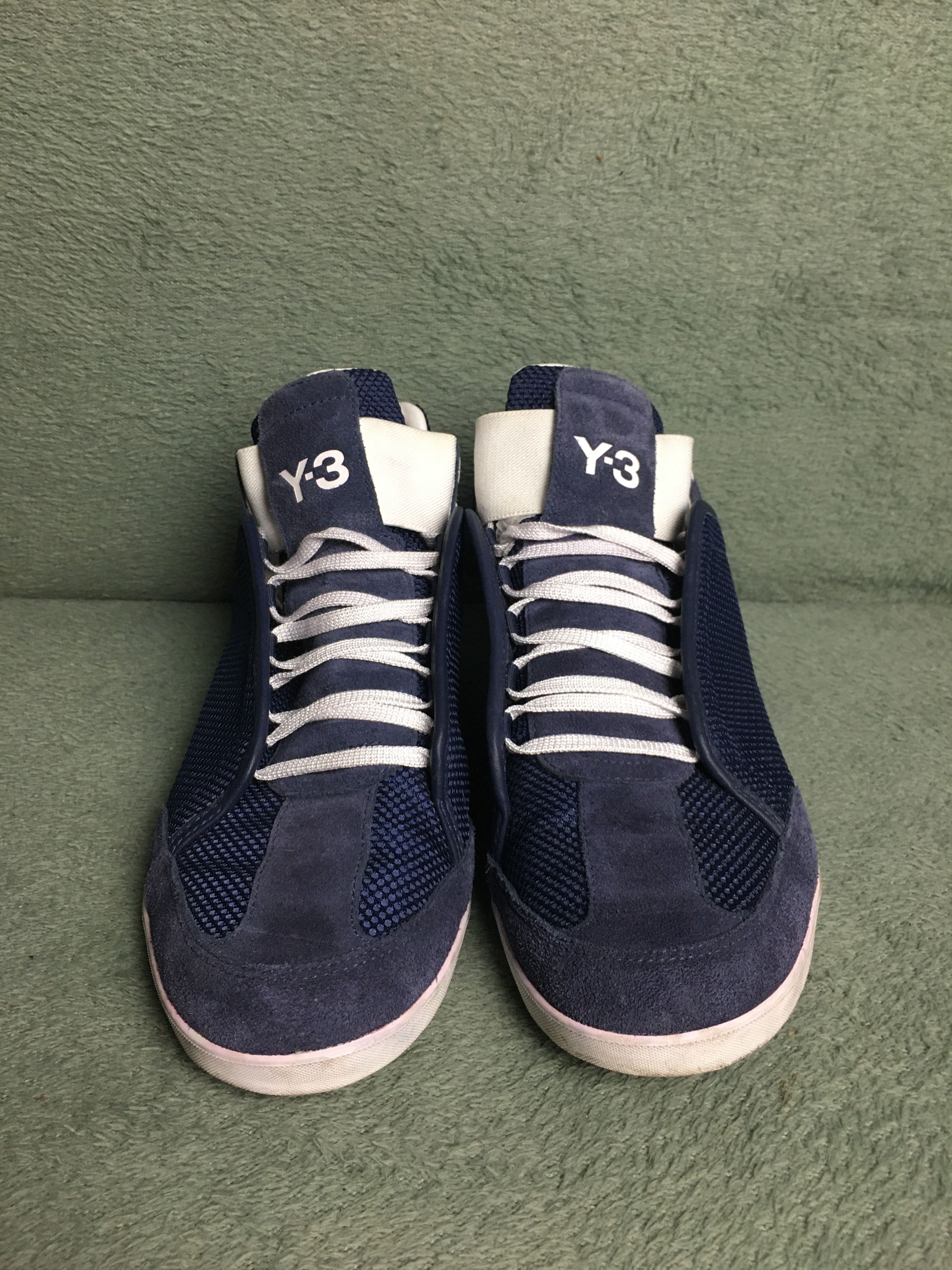 Adidas × Y-3 Adidas Y-3 Yohji Yamamoto Navy Mens Sneakers US 10 EU 43 Size US 10 / EU 43 - 3 Thumbnail