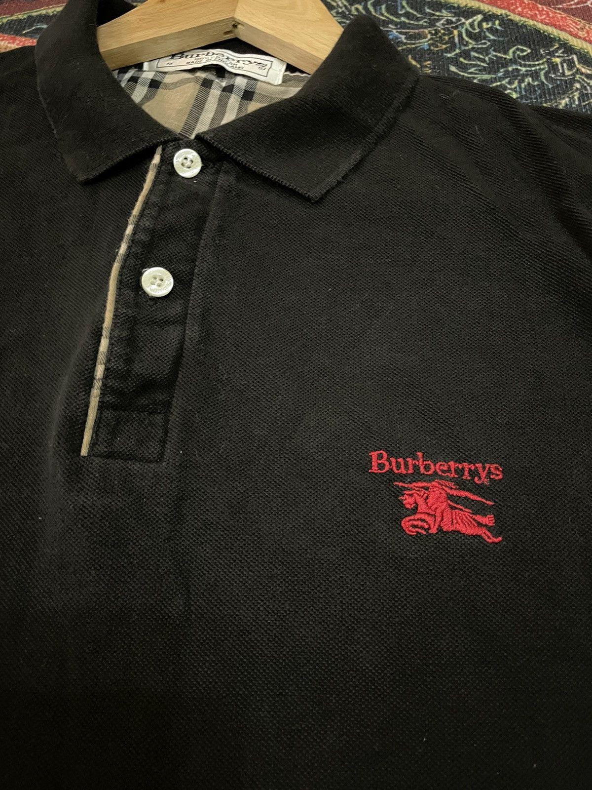 Burberry Vintage Burberry Polo Tee Size US M / EU 48-50 / 2 - 3 Thumbnail