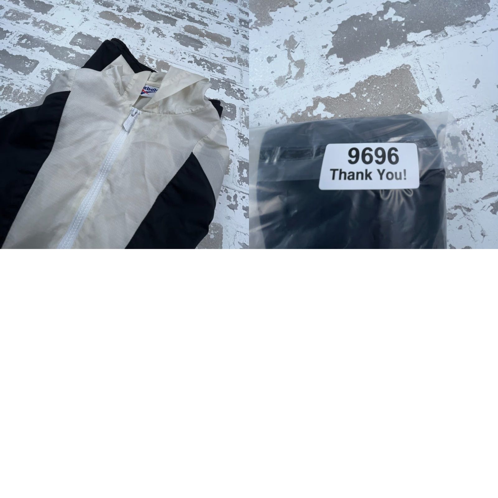 Reebok VINTAGE Reebok Jacket Men M Black Windbreaker Track Anorak 90s Logo Zipper Pockets Full Zip Size US M / EU 48-50 / 2 - 9 Thumbnail