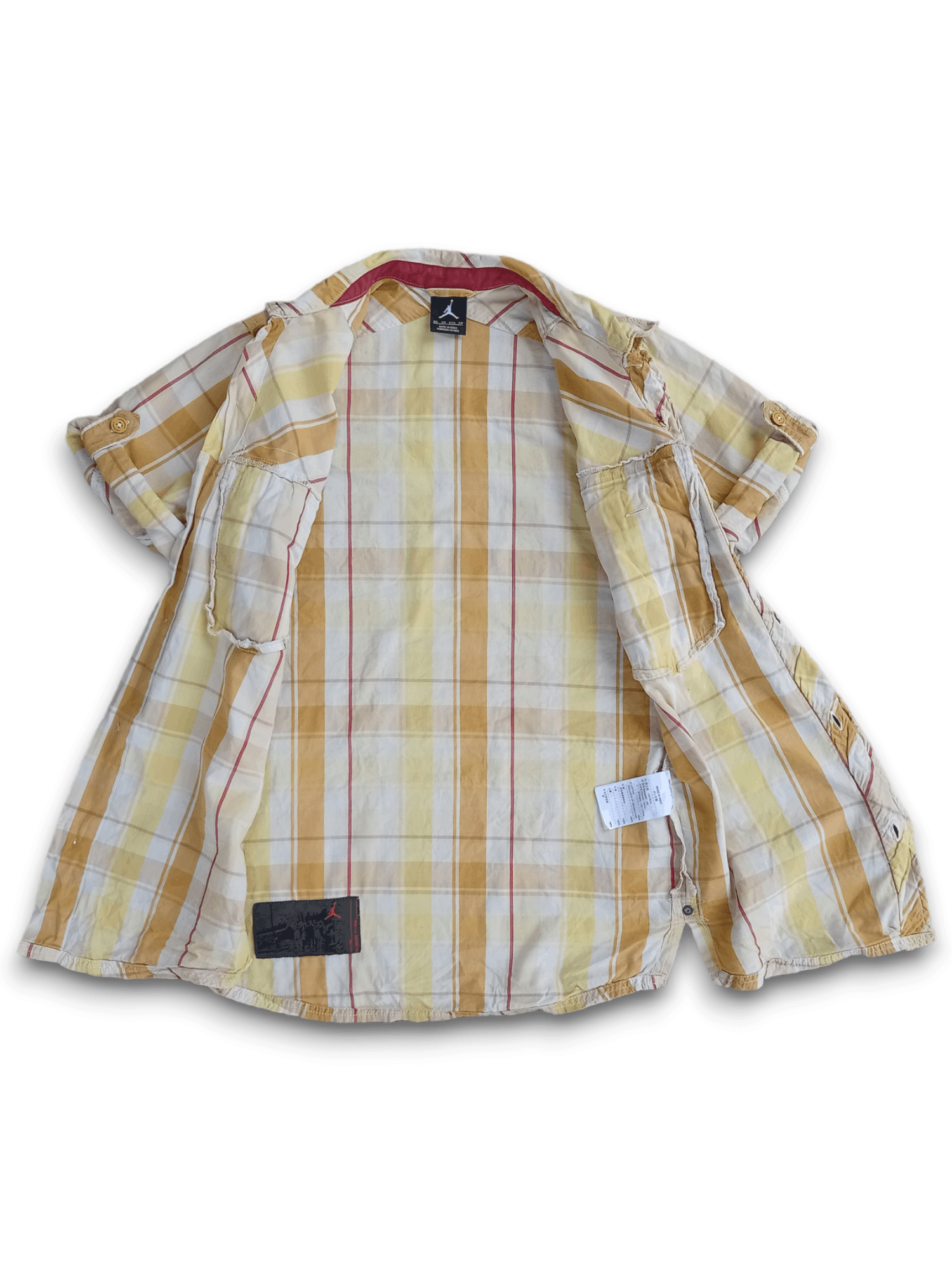 Jordan Brand × Nike Nike MJ 23 Checkered Shirt Button Up Size US S / EU 44-46 / 1 - 10 Thumbnail