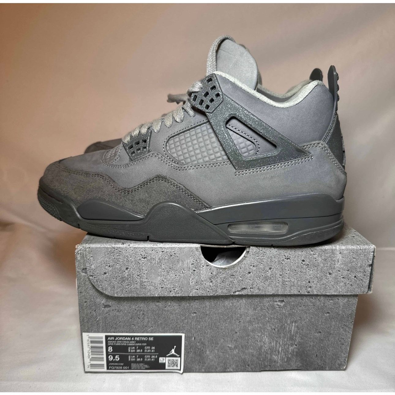 Jordan Brand × Nike Size 8 - Nike Air Jordan 4 Retro SE Wet Cement Men's Shoes Size US 8 / EU 41 - 1 Thumbnail