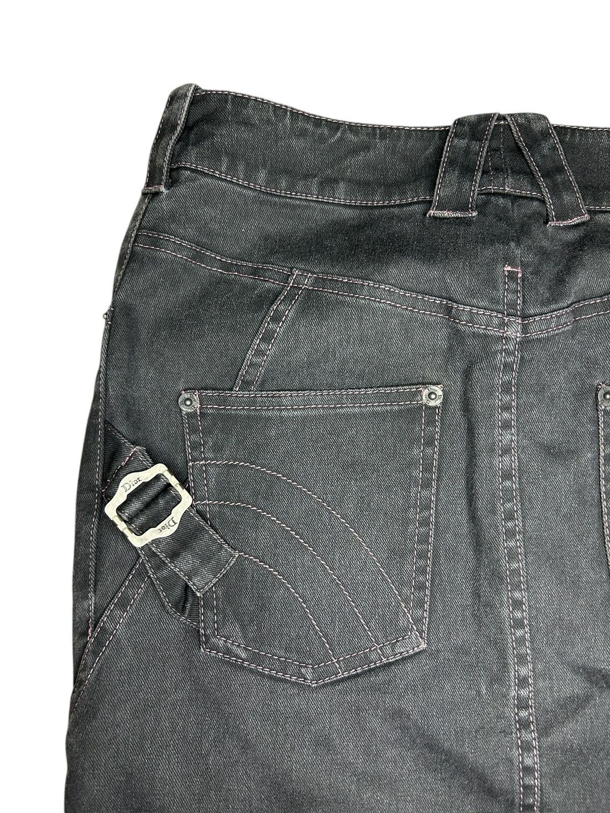 Dior S/S 03 Dior by Galliano Denim Skirt Size 26" / US 2 / IT 38 - 10 Thumbnail