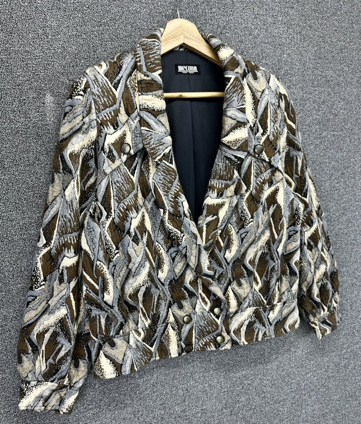 Japanese Brand Mecona Luxury Design Cardigan Jacket Size M / US 6-8 / IT 42-44 - 2 Thumbnail