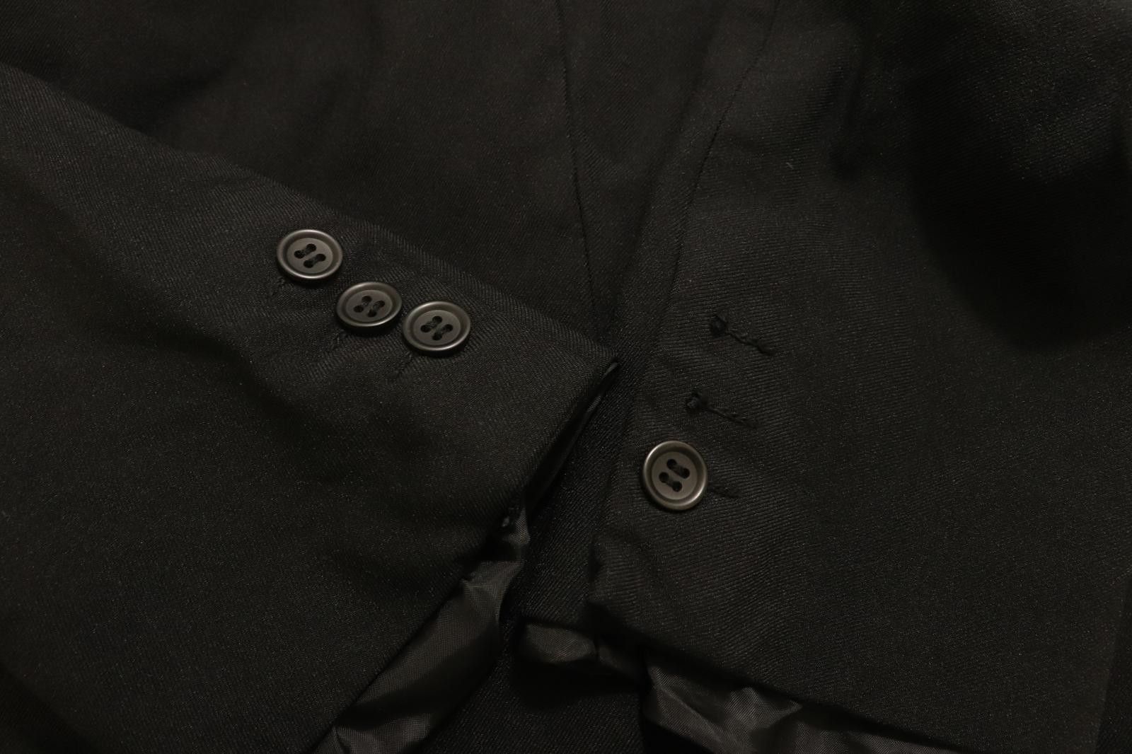 Comme des Garcons Black Jacket Tailored Plain Polyester Size US M / EU 48-50 / 2 - 9 Thumbnail