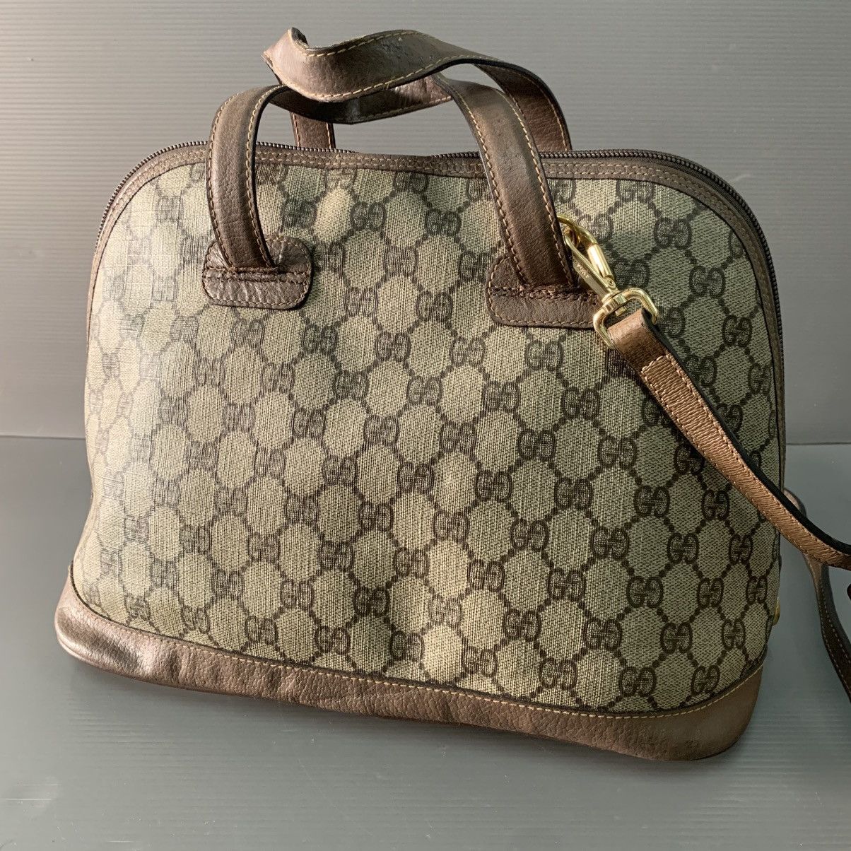 Gucci Gucci Monogram Vintage Alma Bag Size ONE SIZE - 5 Thumbnail