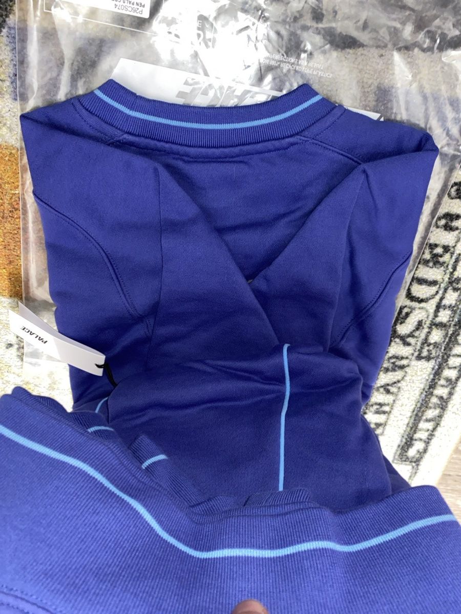 Palace Palace PenPals Crew Blue Size US XL / EU 56 / 4 - 4 Thumbnail