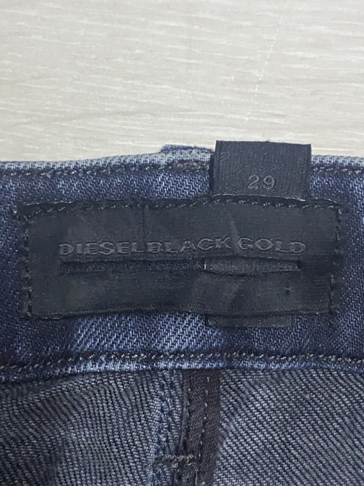Diesel Black Gold Vintage Diesel Black Gold Distressed Slim Skinny Fit Pants Size US 30 / EU 46 - 11 Thumbnail
