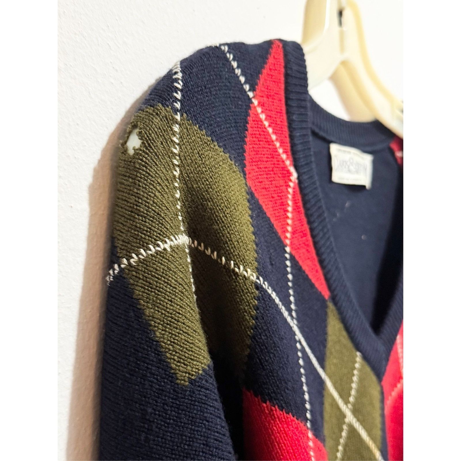 Other Clark & Gregory Medium 100% Merino Wool Pullover Crew Golf S Size US L / EU 52-54 / 3 - 3 Thumbnail