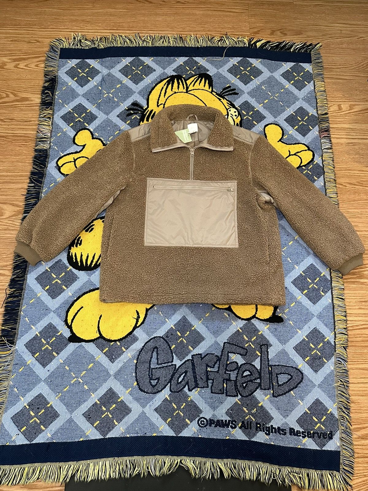 H&M Vintage Y2K Crazy Baggy Winter Fleece Jacket Size US L / EU 52-54 / 3 - 2 Thumbnail