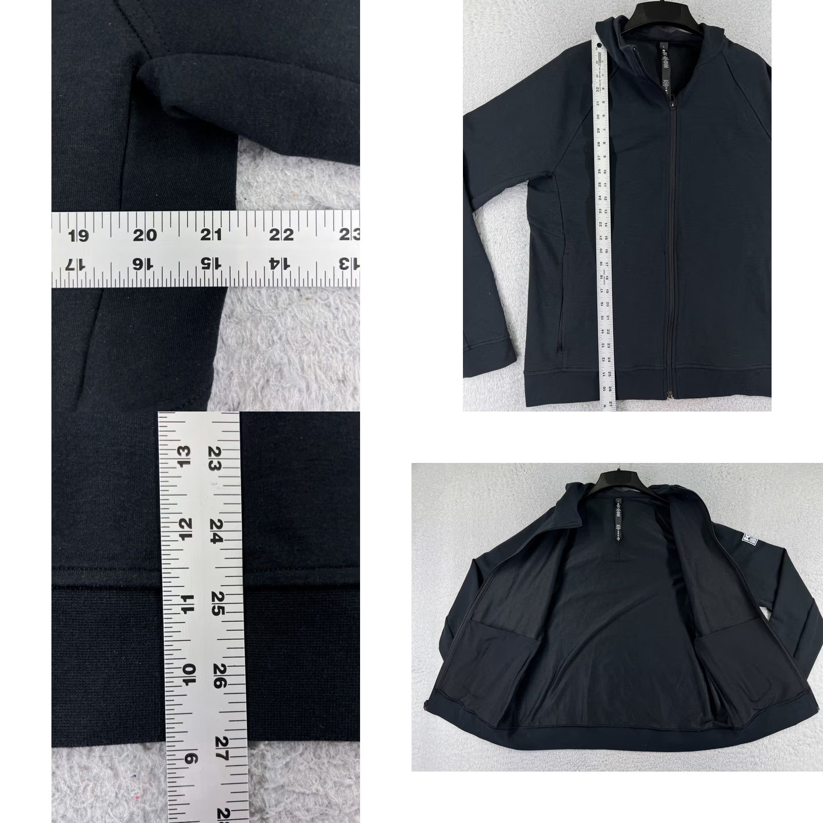 Lululemon Lululemon Hoodie Mens Large Black City Sweat Full Zip College Hoops Size US L / EU 52-54 / 3 - 8 Thumbnail