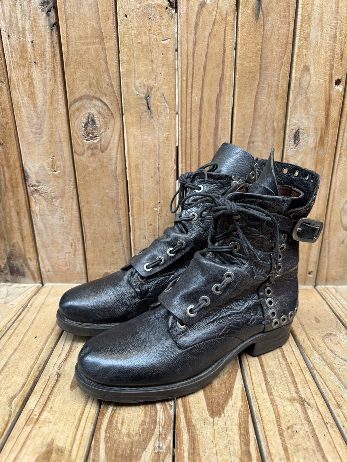 A.S.98 A.s 98 black Women’s leather boots EUR 39 US 8.5-9 UK 6 Size US 9 / IT 39 - 1 Thumbnail