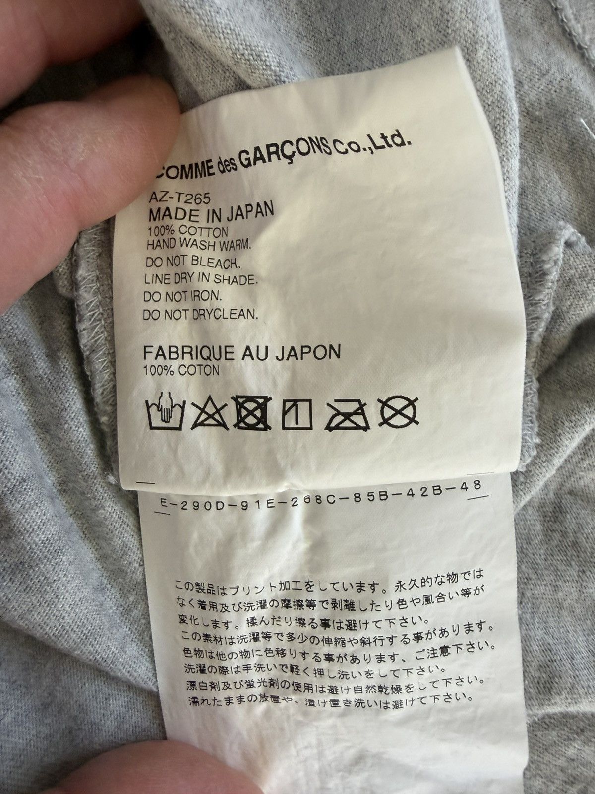 Comme des Garcons Commes Des Garcons Play tee Size L / US 10 / IT 46 - 7 Thumbnail
