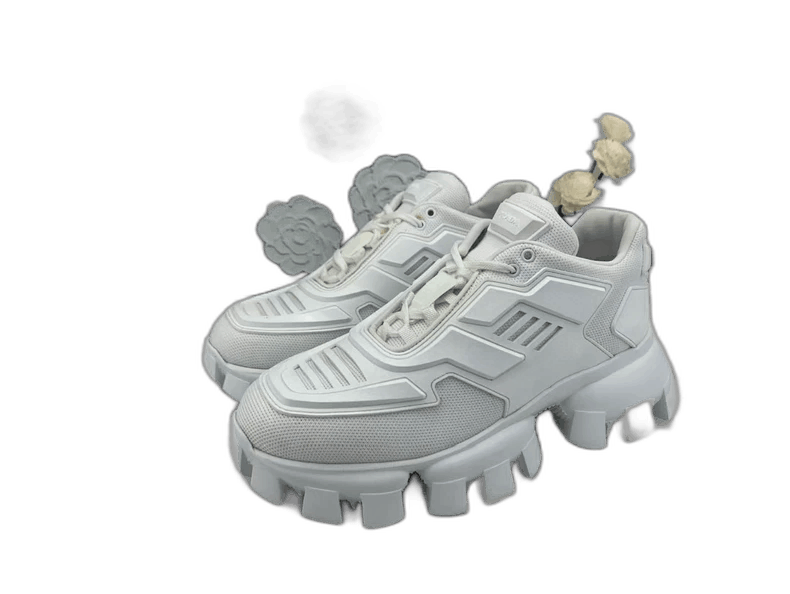 Prada Prada White Thick Sole Gear Shoes -2505 Size US 7.5 / EU 40-41 - 1 Thumbnail