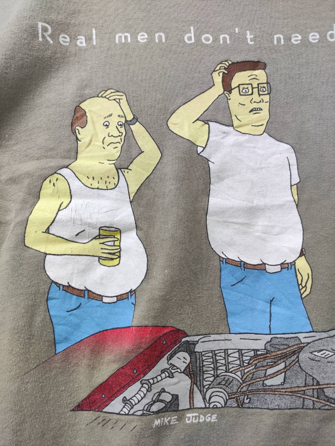 Vtg 90's King of the Hill Mike Judge & Greg Daniels T-Shirt