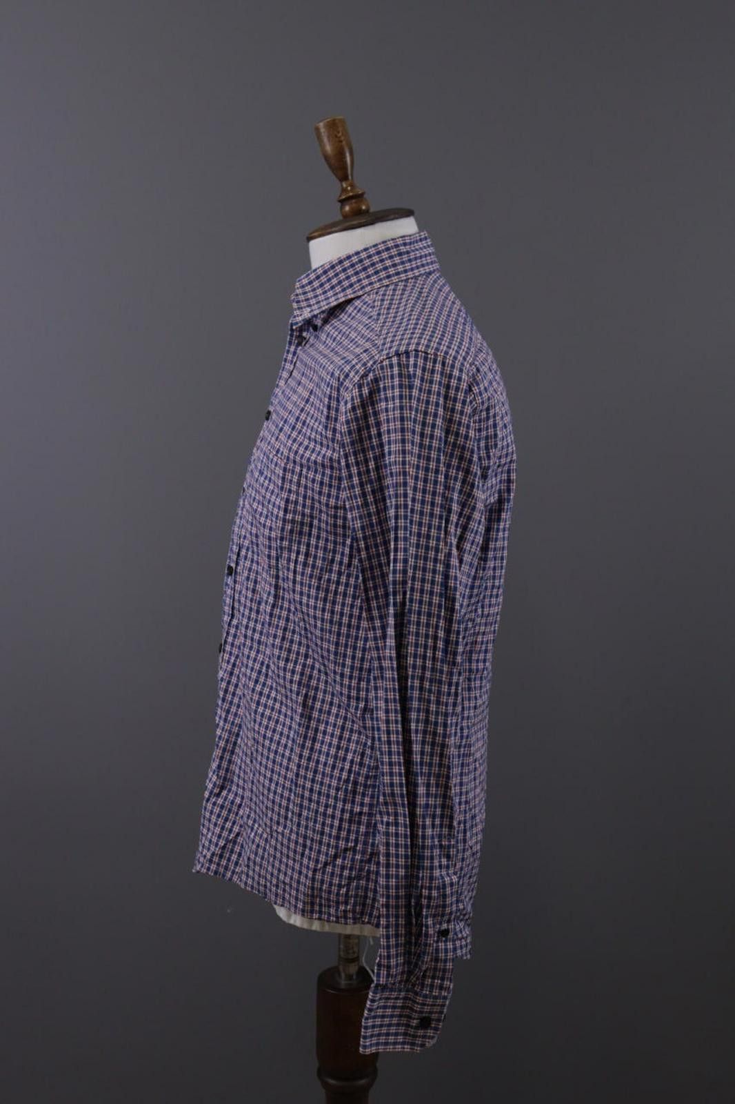 Eton Eton Slim Blue Check Luxury Button Down Shirt Size 41 / 16 Size US M / EU 48-50 / 2 - 6 Thumbnail