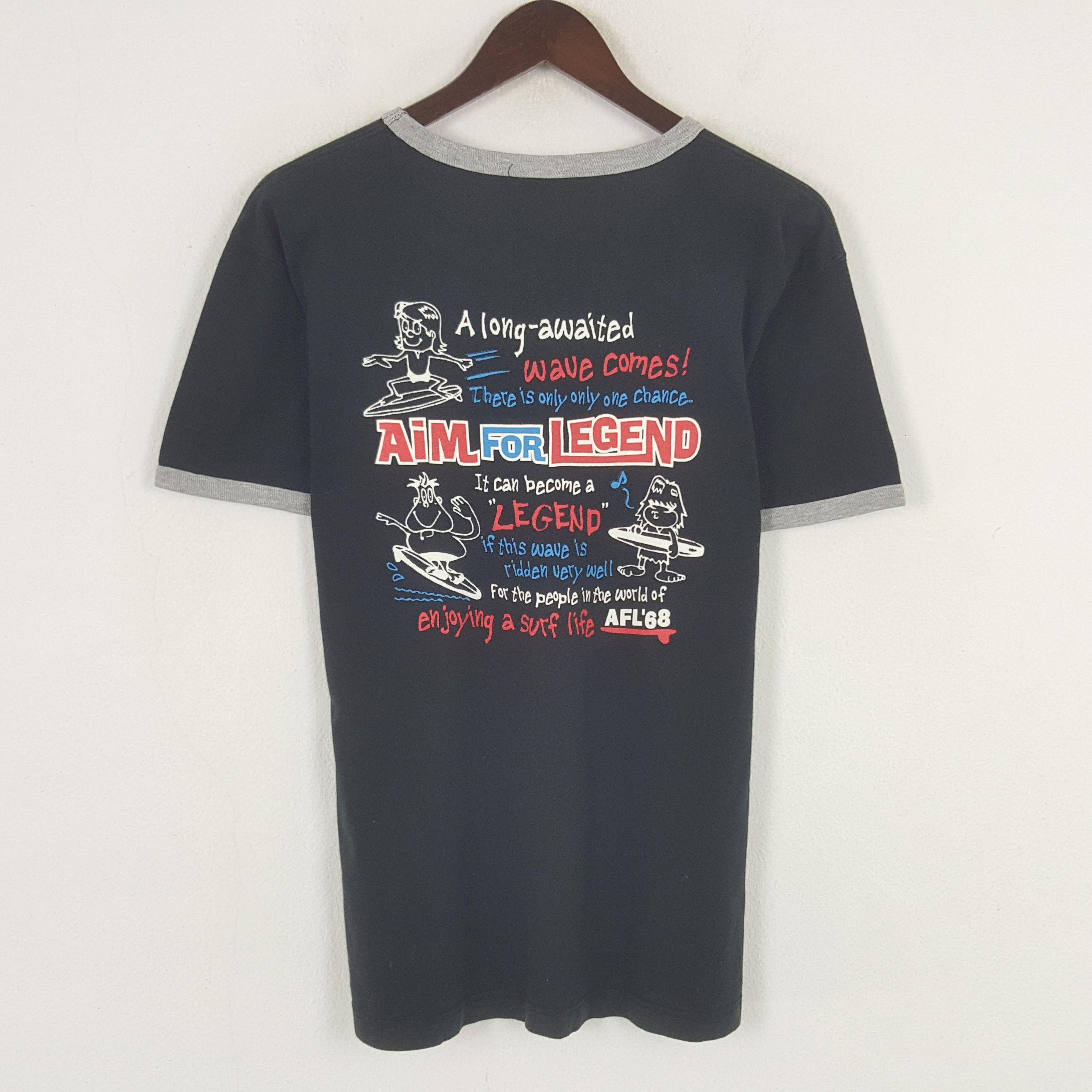 Vintage Vintage Aim For Legend Tshirt Size US M / EU 48-50 / 2 - 1 Thumbnail