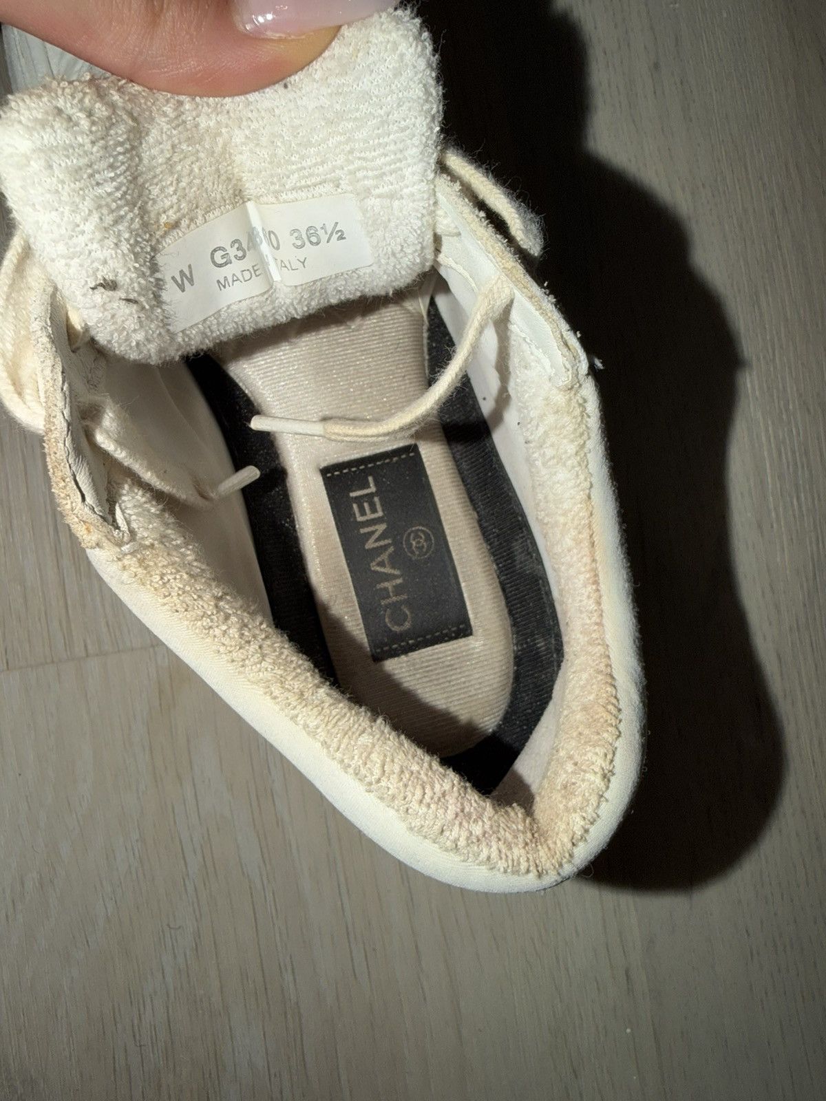 Chanel Chanel Runner Suede Calfskin Fabric CC Sneakers Size US 6.5 / IT 36.5 - 5 Thumbnail