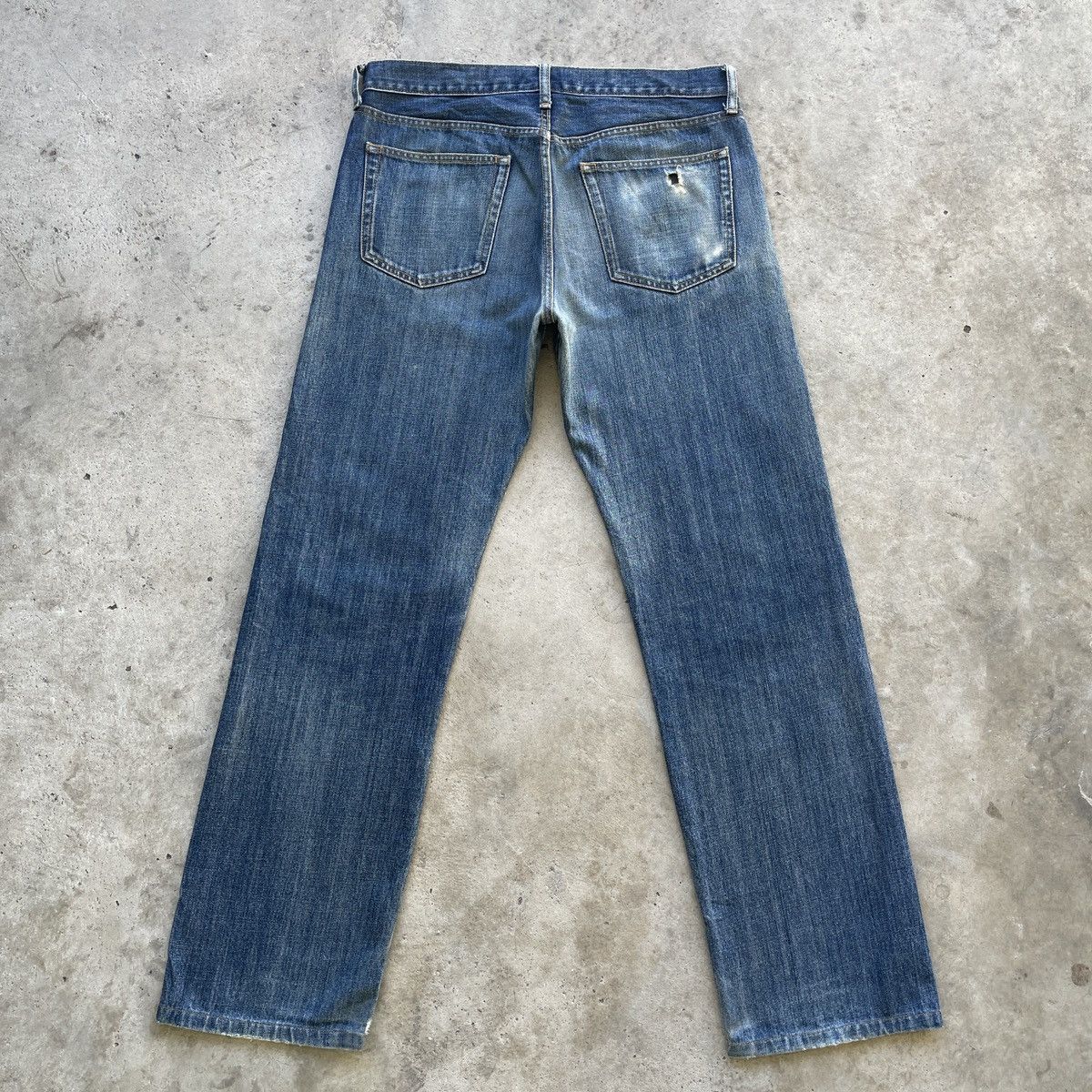 Japanese Brand W34💥 Vintage Japanese Brand Faded Jeans Denim Pants Size US 34 / EU 50 - 10 Thumbnail