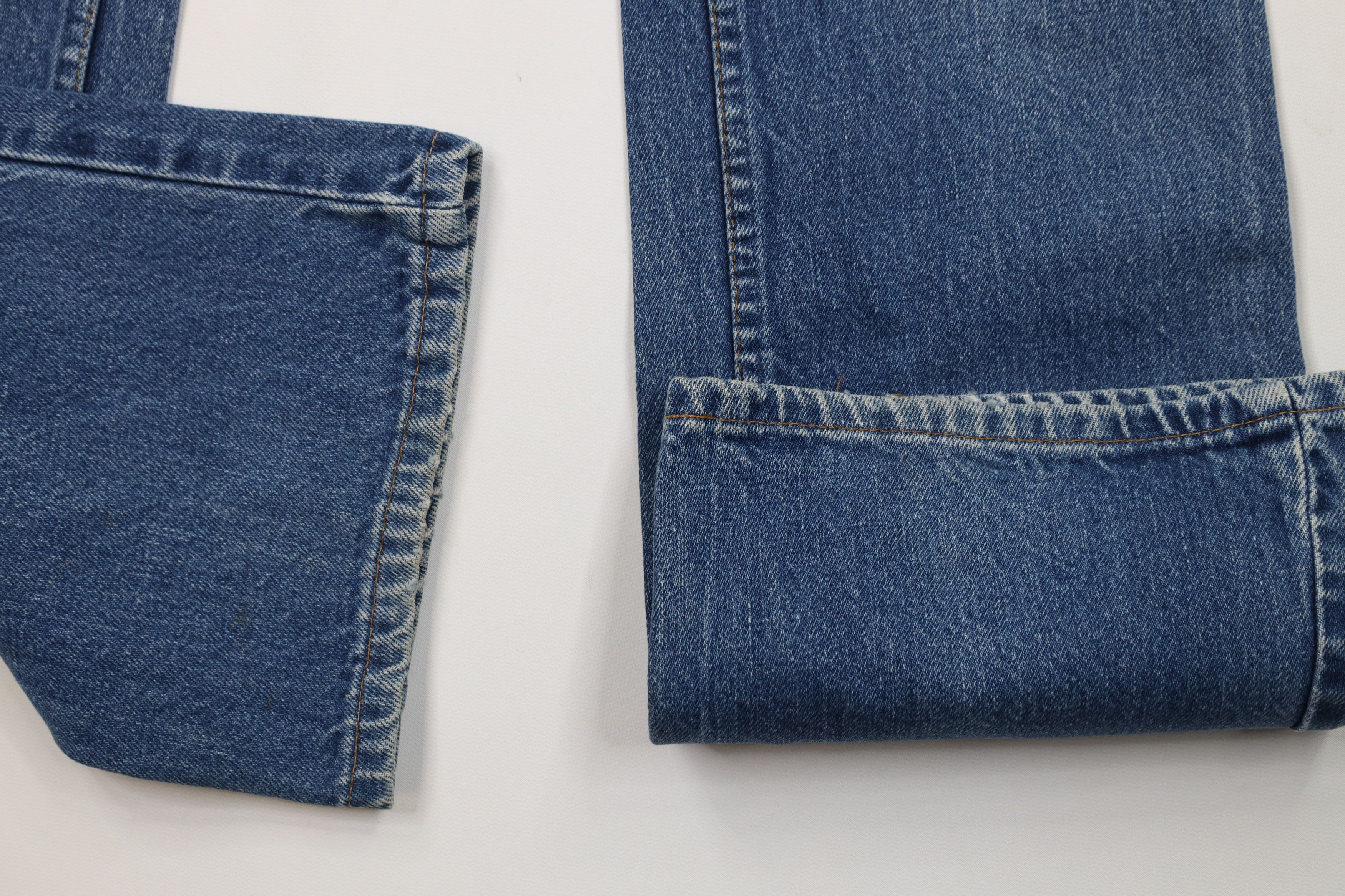 Vintage Vintage 70s Streetwear Western Flared Denim Jeans Blue USA Size US 29 - 6 Thumbnail