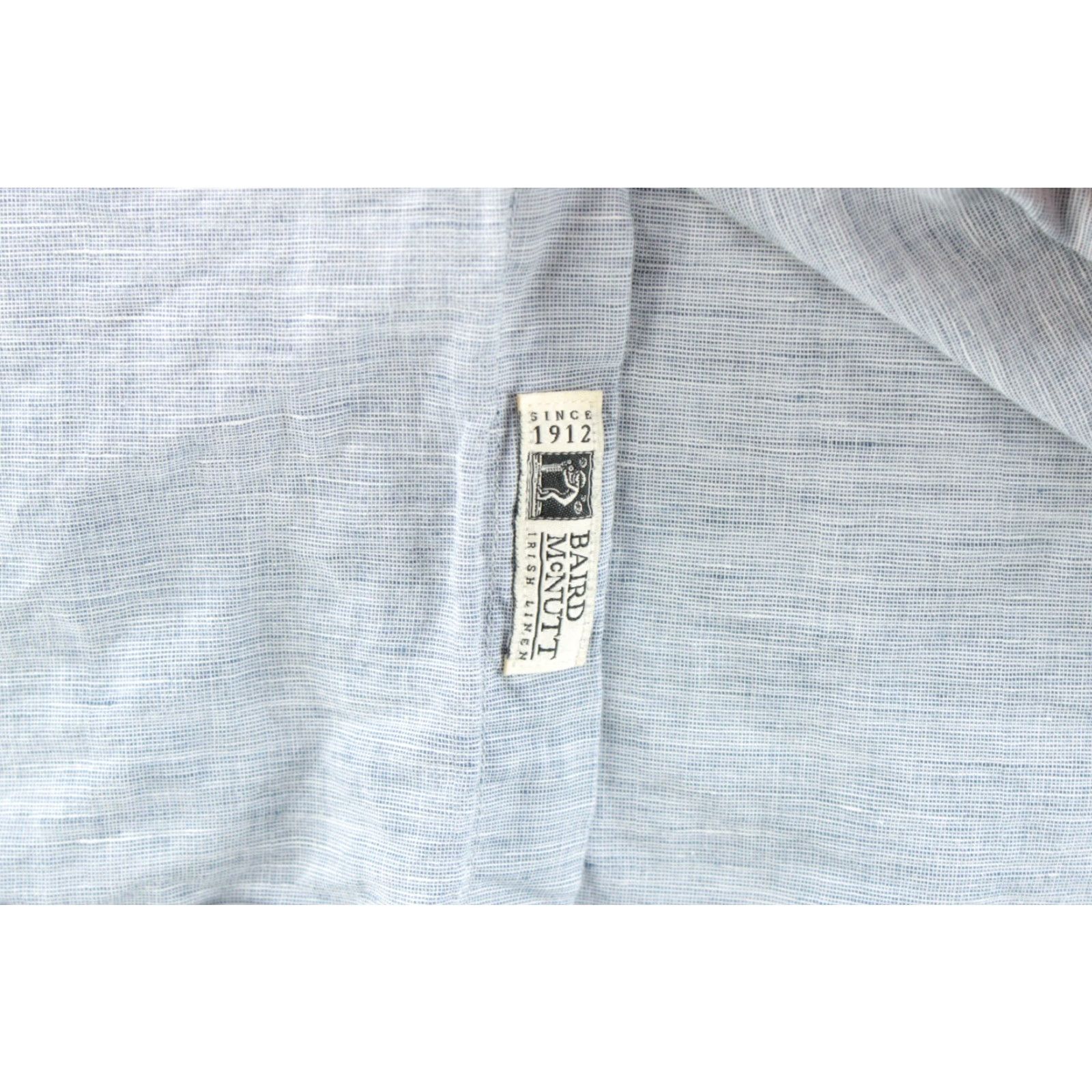 J.Crew J.CREW Shirt Mens Size Large Long Sleeve Gray Irish Linen Slim Fit Size US L / EU 52-54 / 3 - 5 Thumbnail