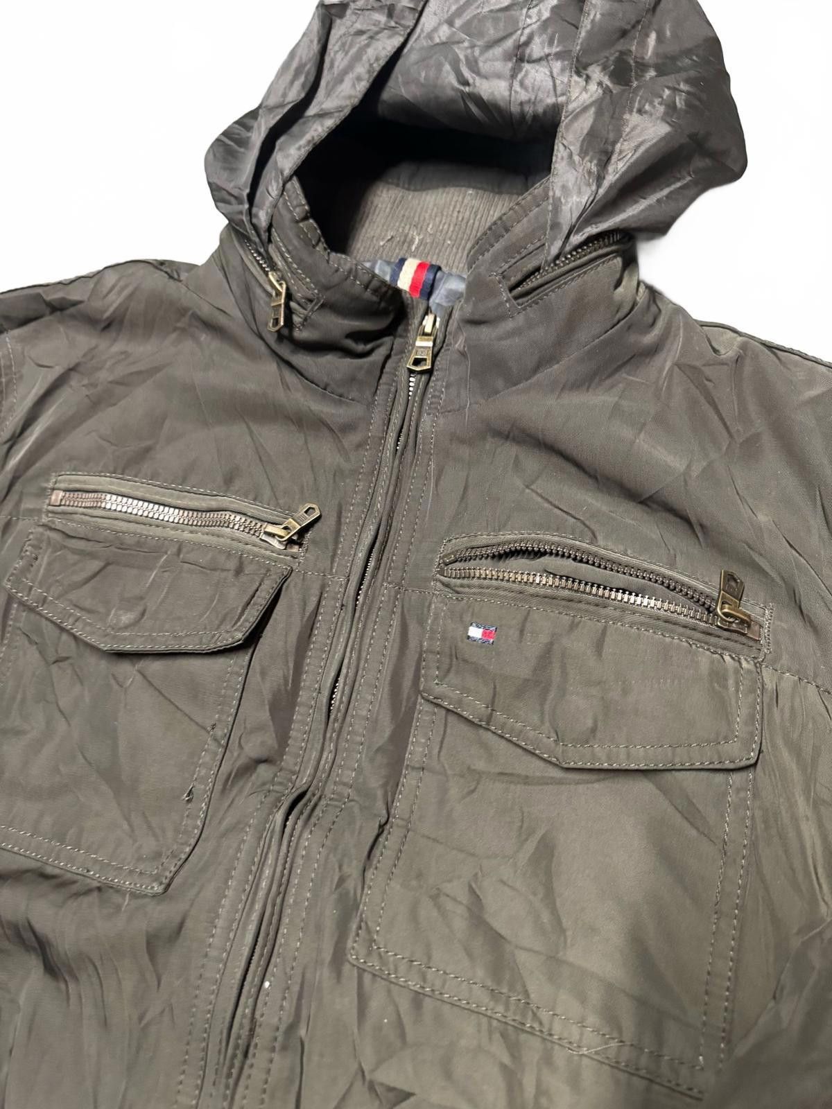 Tommy Hilfiger Stylish Tommy Hilfiger Hooded Jacket - Olive Green Size US M / EU 48-50 / 2 - 4 Thumbnail