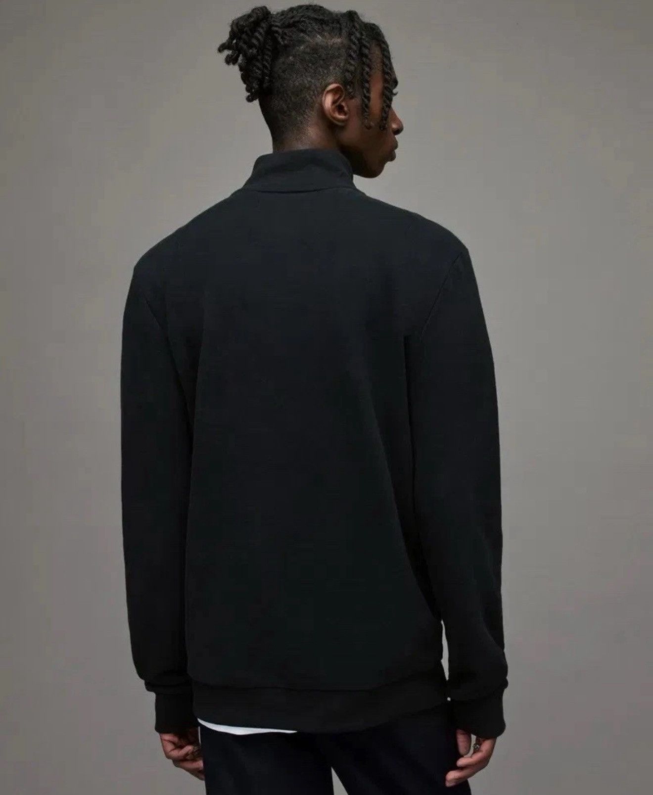 Allsaints Allsaints Raven Half Zip Funnel Neck Sweatshirt Top Logo Size US M / EU 48-50 / 2 - 3 Thumbnail
