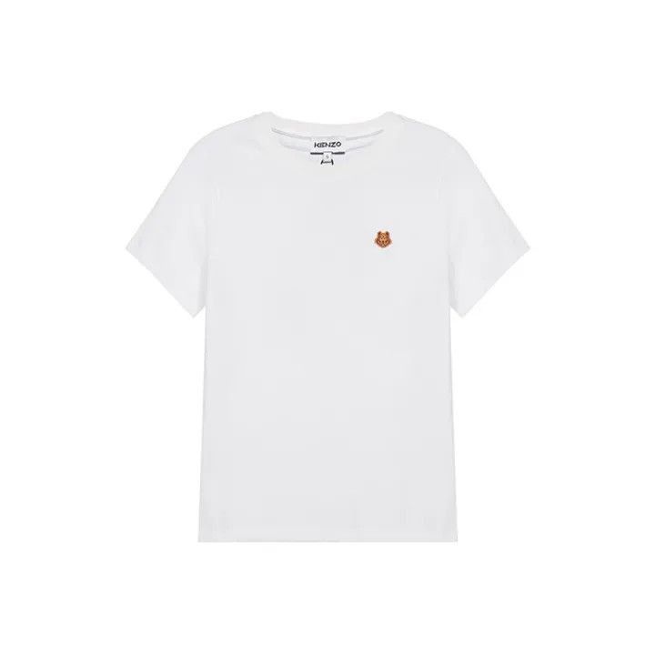 Kenzo KENZO White Short-Sleeve Embroidered T-Shirt -2507 Size XS / US 0-2 / IT 36-38 - 1 Thumbnail