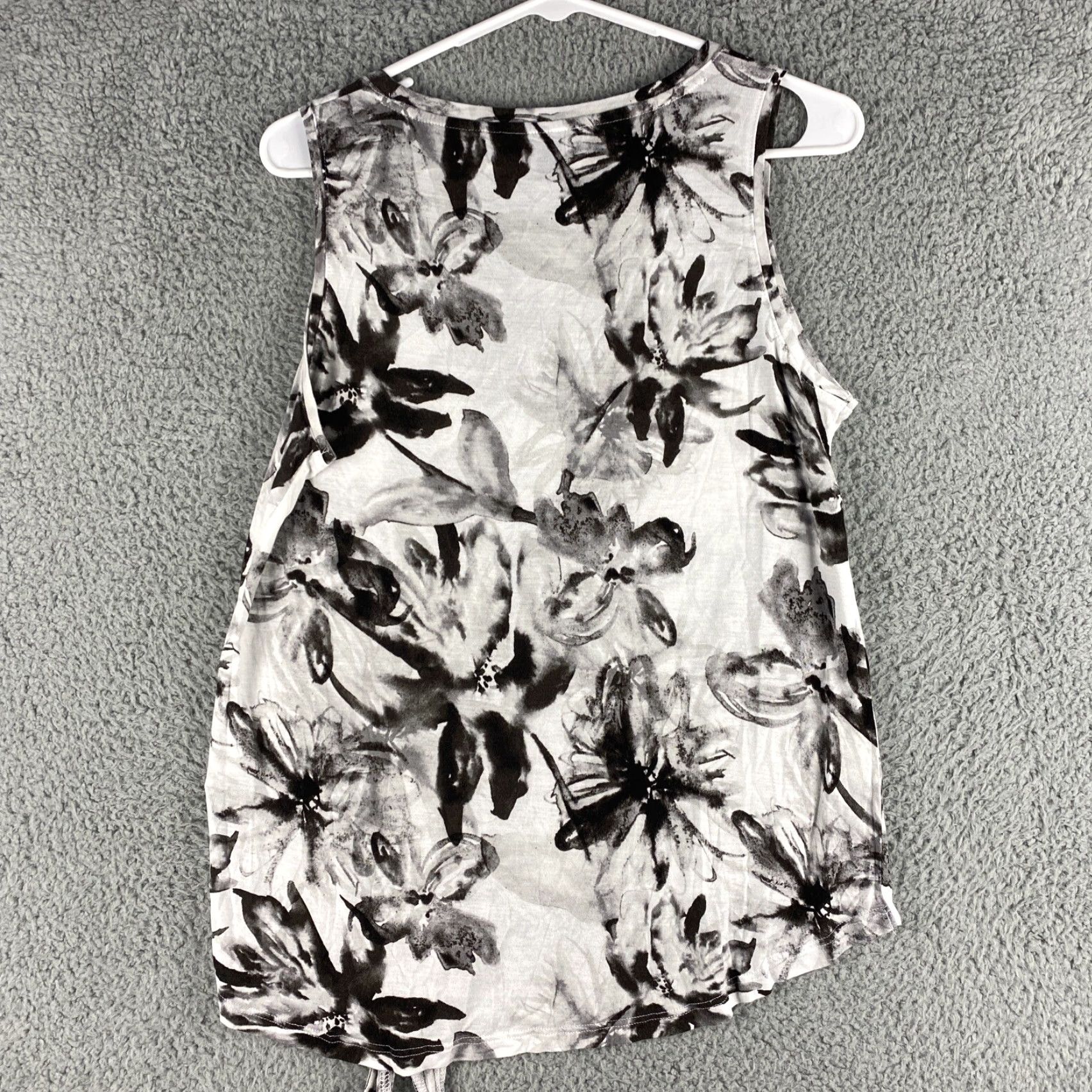 Vintage Vera Wang Women Tank Sleeveless Casual Basic Knit Gray Tie Dye P S Size S / US 4 / IT 40 - 5 Thumbnail