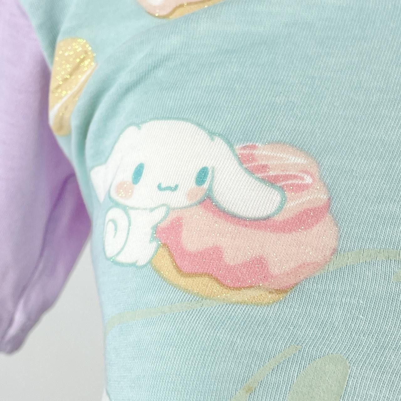 Japanese Brand ✩ Adorable Sanrio Cinnamoroll Sweet Treat AOP Tee ♡ Size S / US 4 / IT 40 - 3 Thumbnail