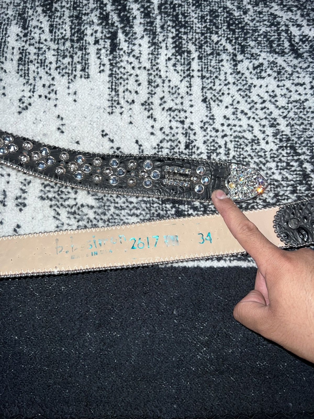 B.B. Simon B.B Simons belt Size 34 - 3 Thumbnail