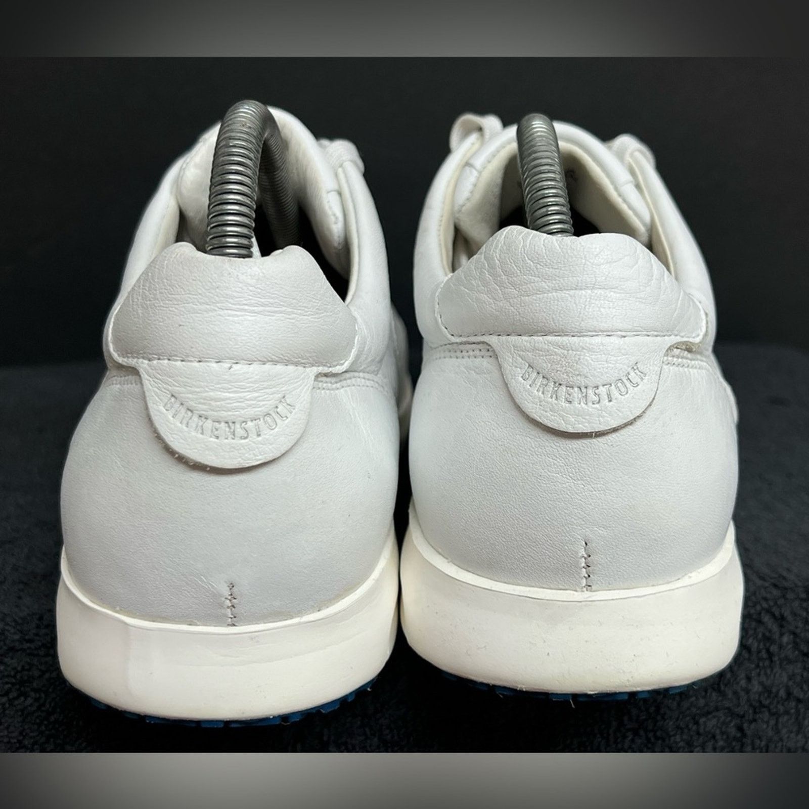 Birkenstock Birkenstock Manitoba Mens White Leather Shoes Size 41 US 8M Size US 8 / EU 41 - 7 Thumbnail