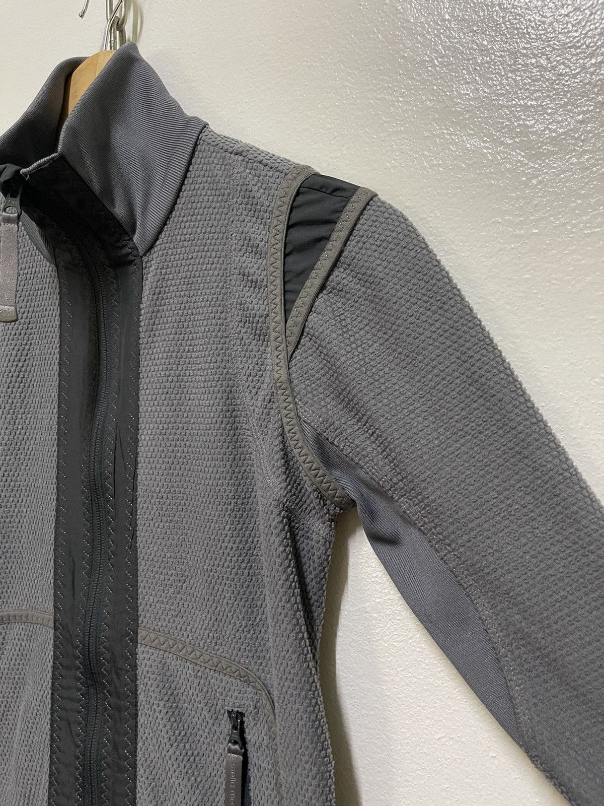 Adidas × Stella McCartney Adidas Stella McCartney Jacket Zip Up Fleece Size S / US 4 / IT 40 - 4 Thumbnail