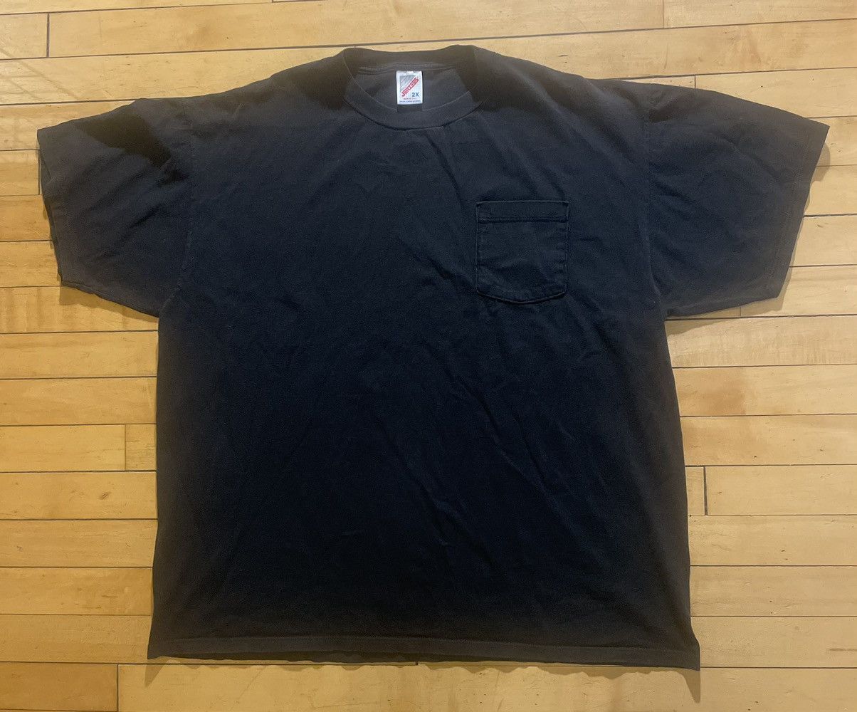Blank × Jerzees × Made In Usa Vintage 90s Jerzees Blank Black 