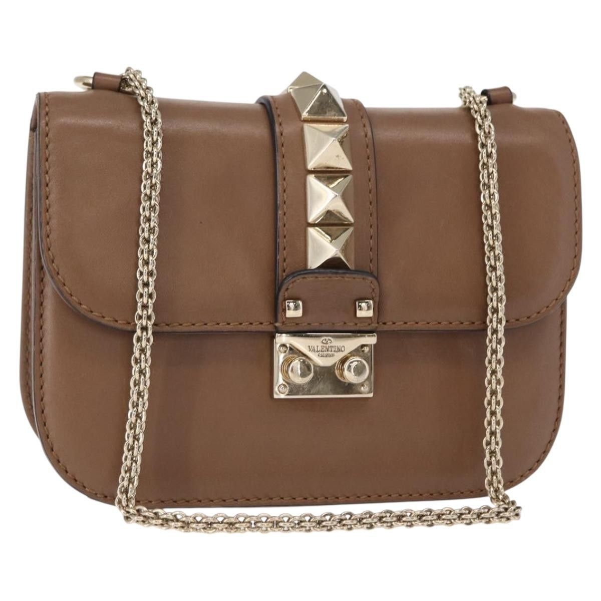 Valentino Valentino Garavani Rolling Rockstud Glam Lock Leather Size ONE SIZE - 1 Thumbnail