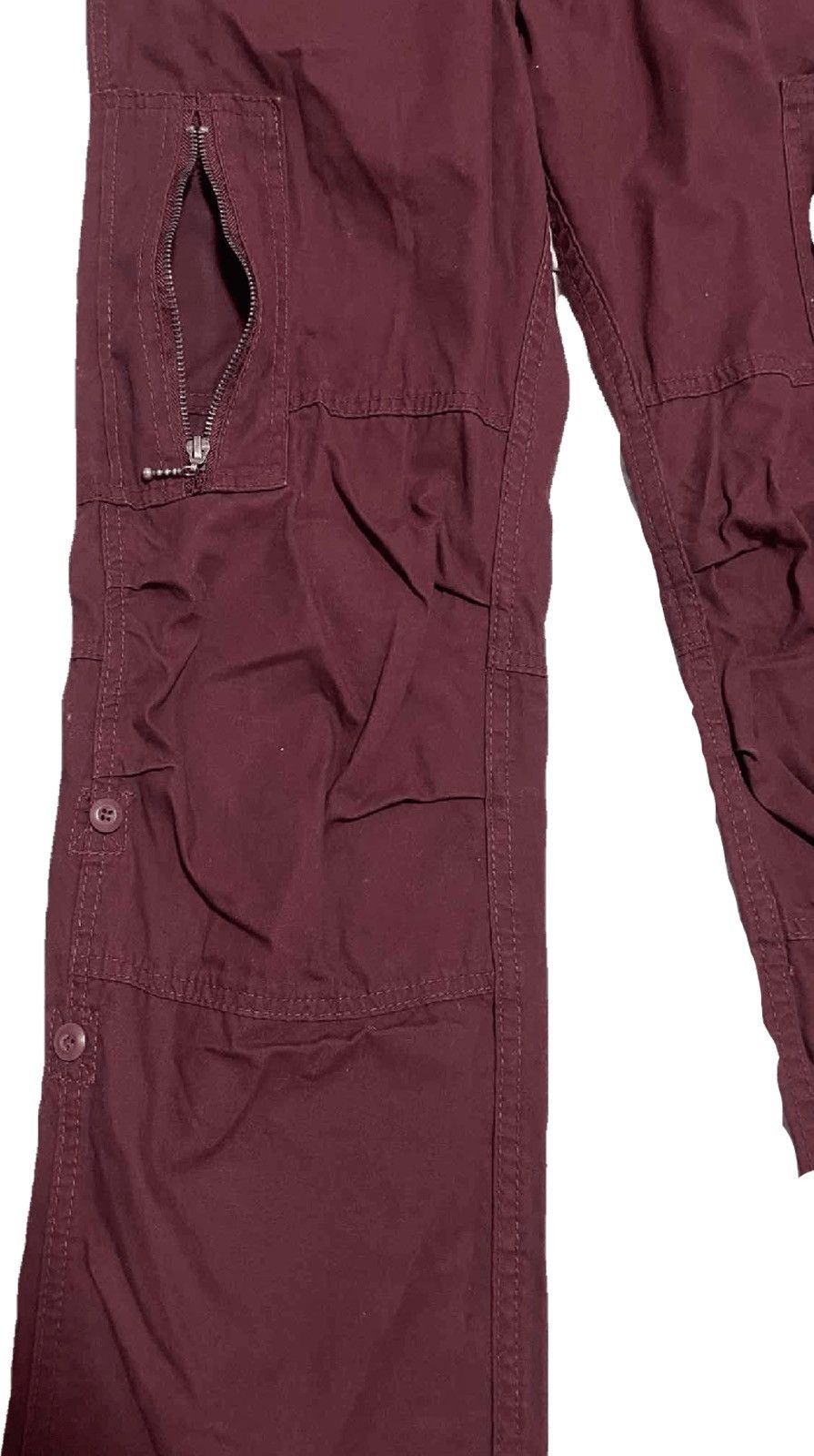 Japanese Brand 2000s Japanese archive zip pocket cargo pants Size US 30 / EU 46 - 3 Thumbnail