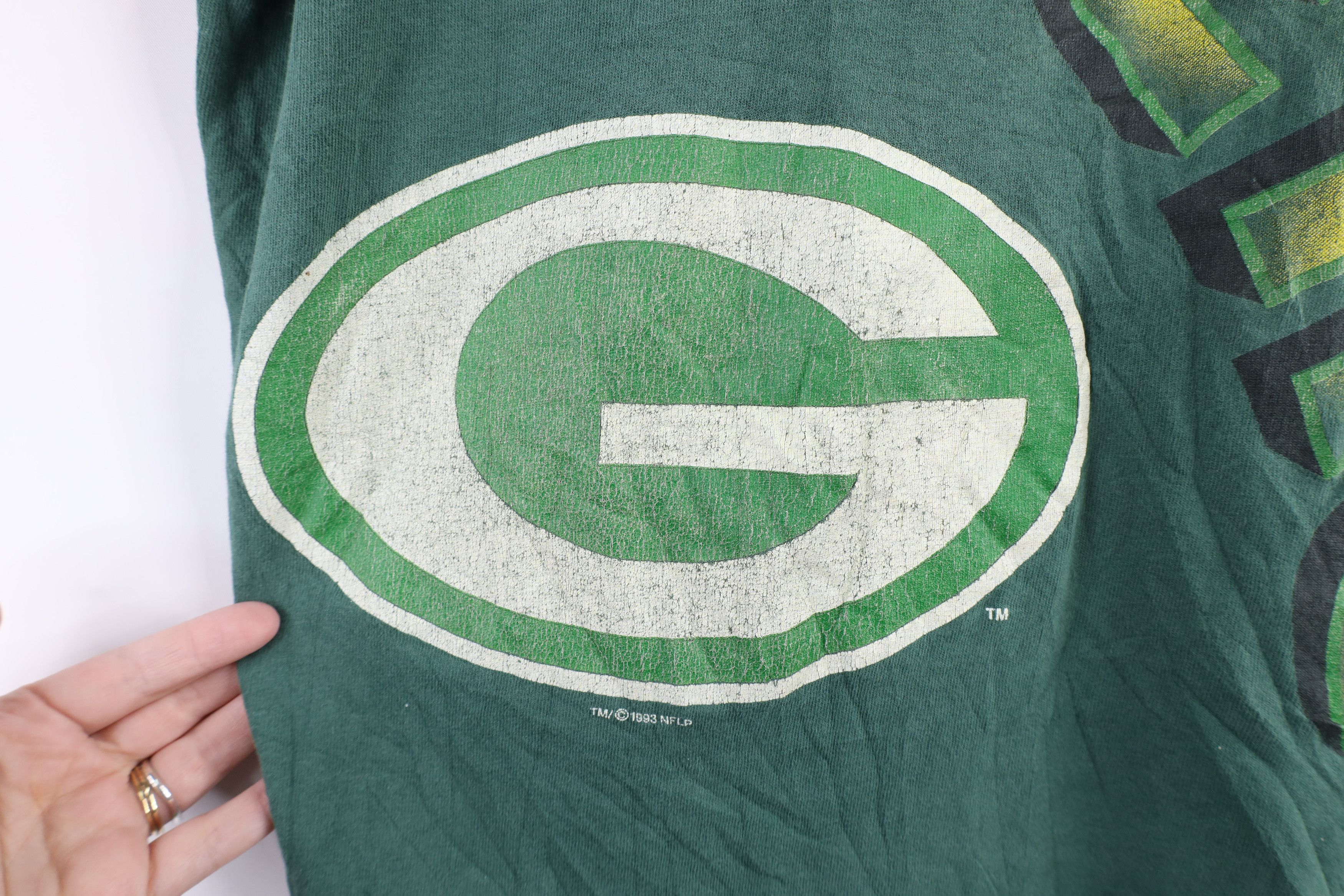 Starter × Vintage Vintage 90s Starter Green Bay Packers Football T-Shirt USA Size US L / EU 52-54 / 3 - 5 Thumbnail