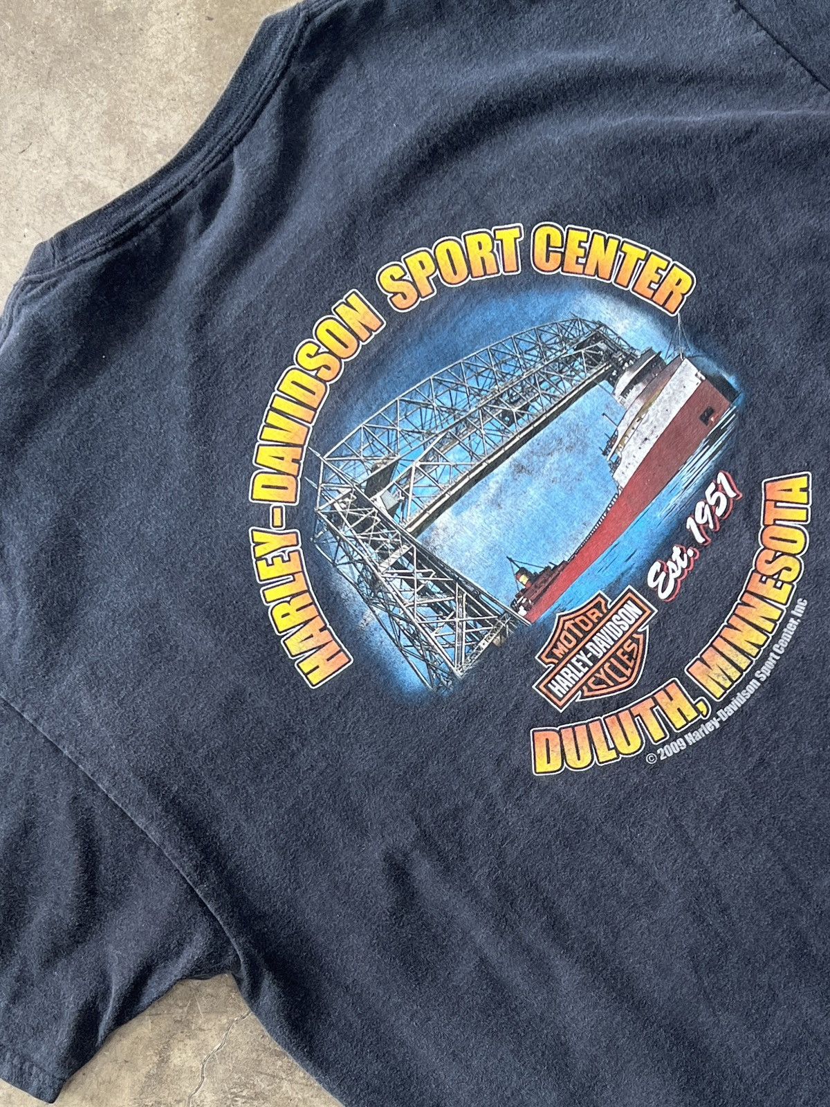 Harley Davidson Harley Davidson Shotgun Exhaust Minnesota Motorcycle Tee XL Size US XL / EU 56 / 4 - 1 Thumbnail