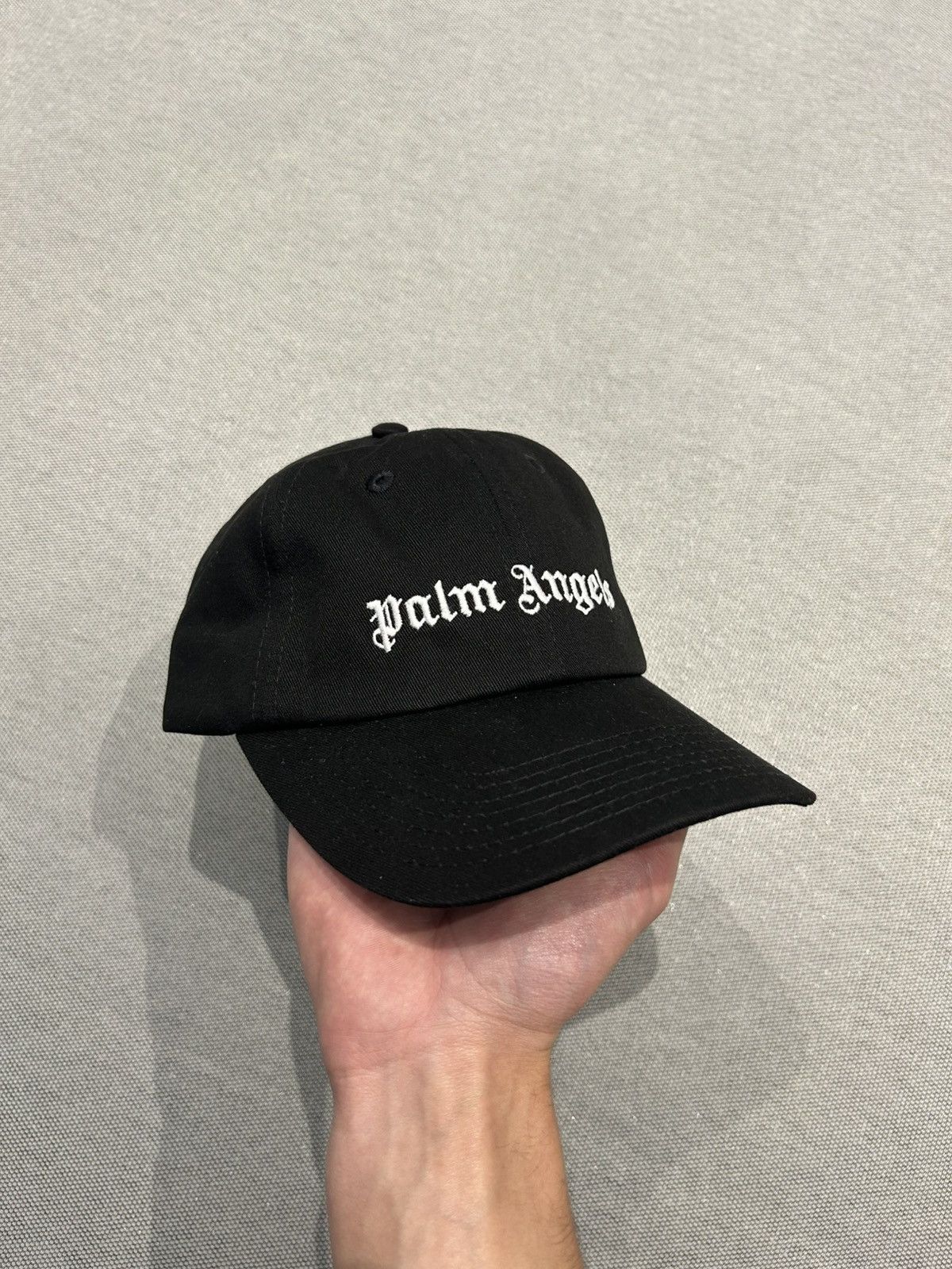 Palm Angels Palm Angles Classic Logo Cap Black White Size ONE SIZE - 2 Thumbnail