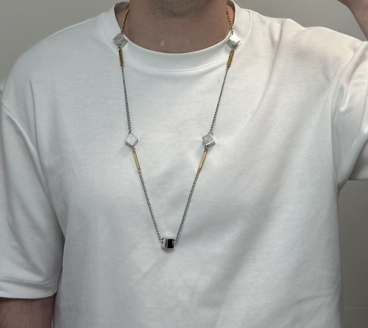 Dolce & Gabbana Dolce and Gabbana D&G jewels 00’s silver/gold steel necklace Size ONE SIZE - 7 Thumbnail