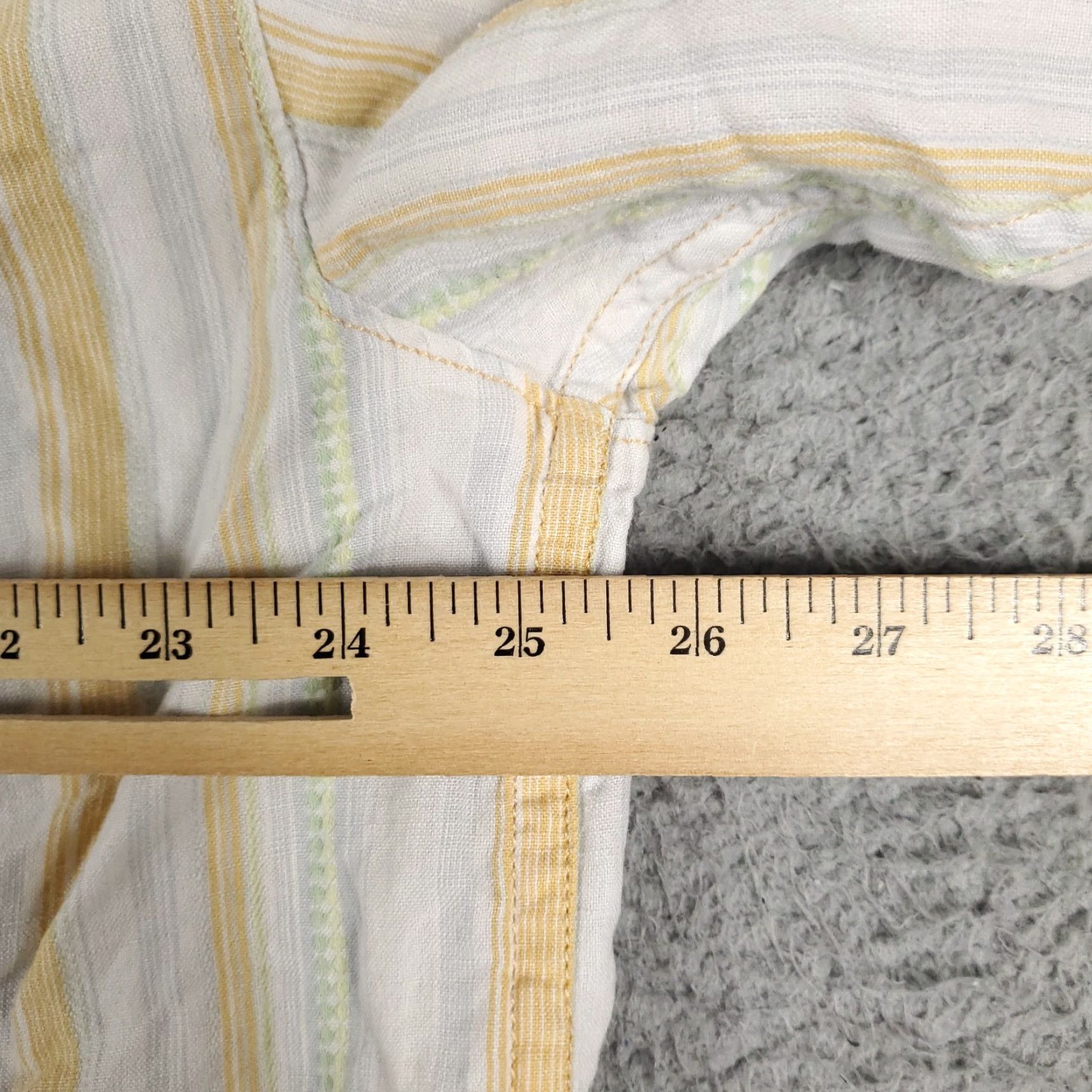 Tommy Bahama Tommy Bahama Shirt Mens XL Beige Striped Linen Cotton Button Up Short Sleeve Size US XL / EU 56 / 4 - 5 Thumbnail