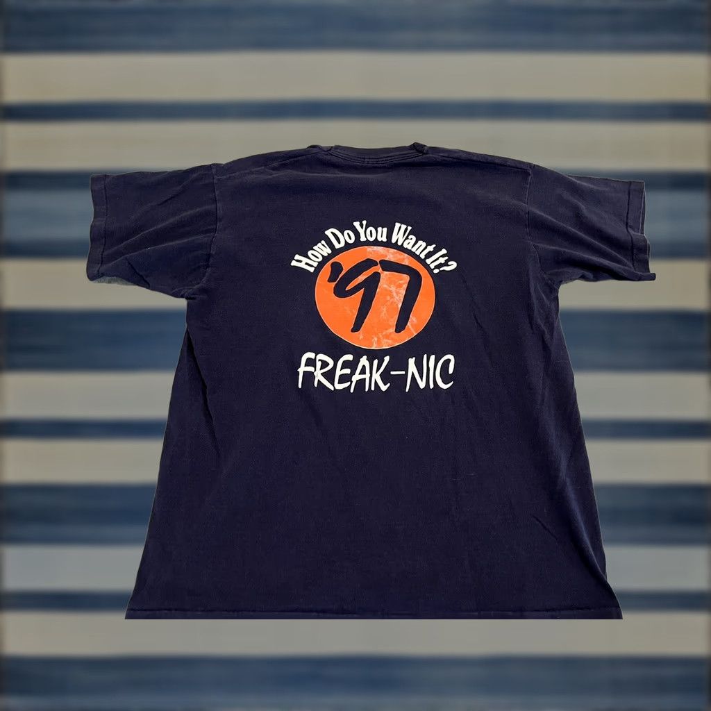 Fruit Of The Loom VINTAGE Freak-Nic Freaknic 1997 Hotlanta Shirt How Do You Want It 2PAC Tupac XL Tshirt Men Blue 90s Music Shirt Mens XL Size US XL / EU 56 / 4 - 1 Thumbnail