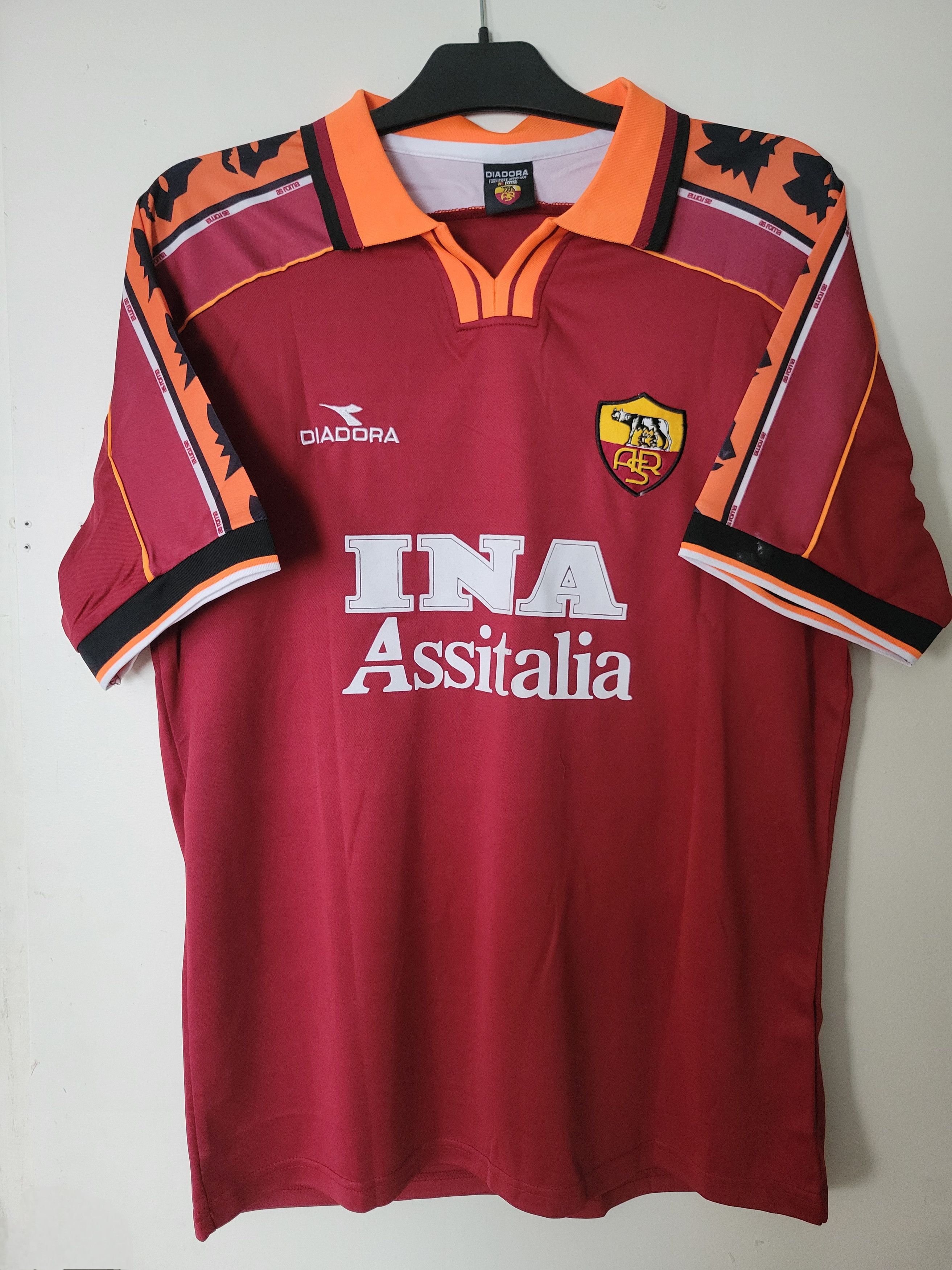 Other AS Roma 1998-1999 Totti 10 Vintage Retro Football Jersey Size US L / EU 52-54 / 3 - 2 Thumbnail