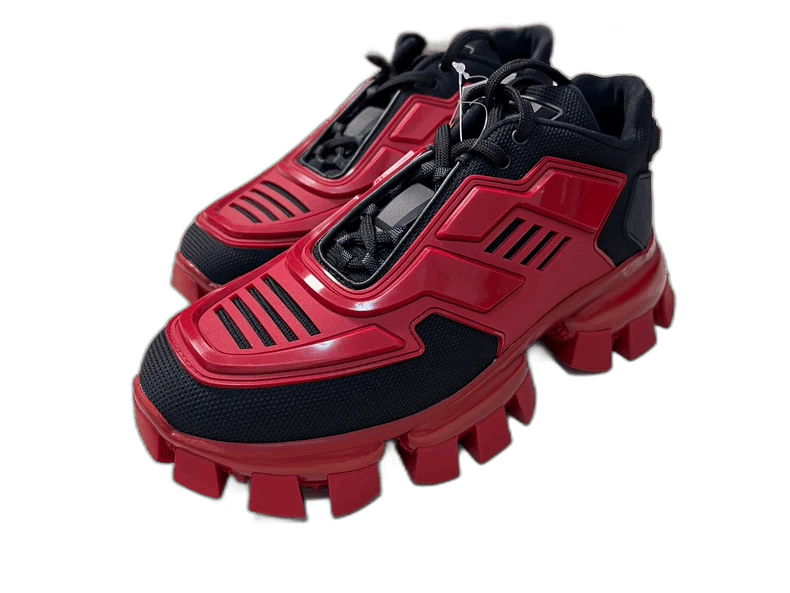 Prada Prada Black Red Transforming Dad Sneakers Size US 8 / EU 41 - 1 Thumbnail