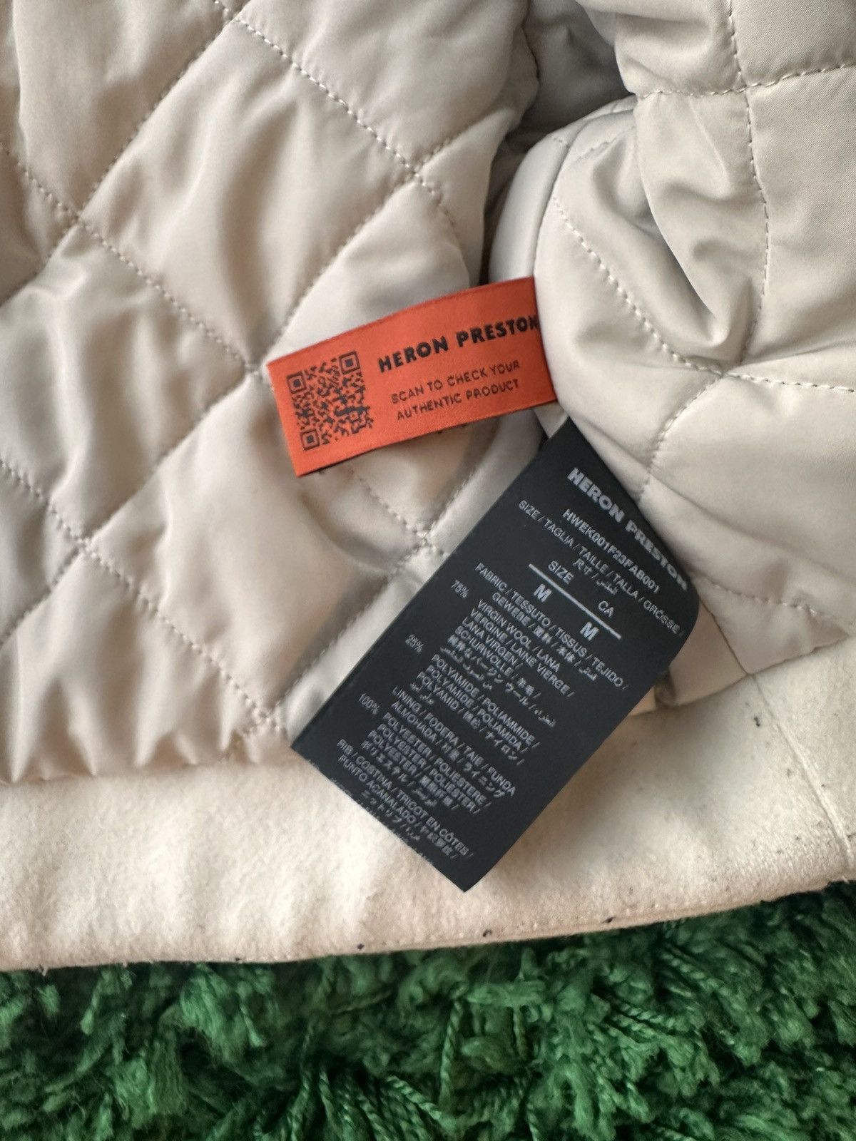 Heron Preston SOLD OUT Heron Preston Patched Crop Leather Varsity Jacket Size M / US 6-8 / IT 42-44 - 12 Thumbnail