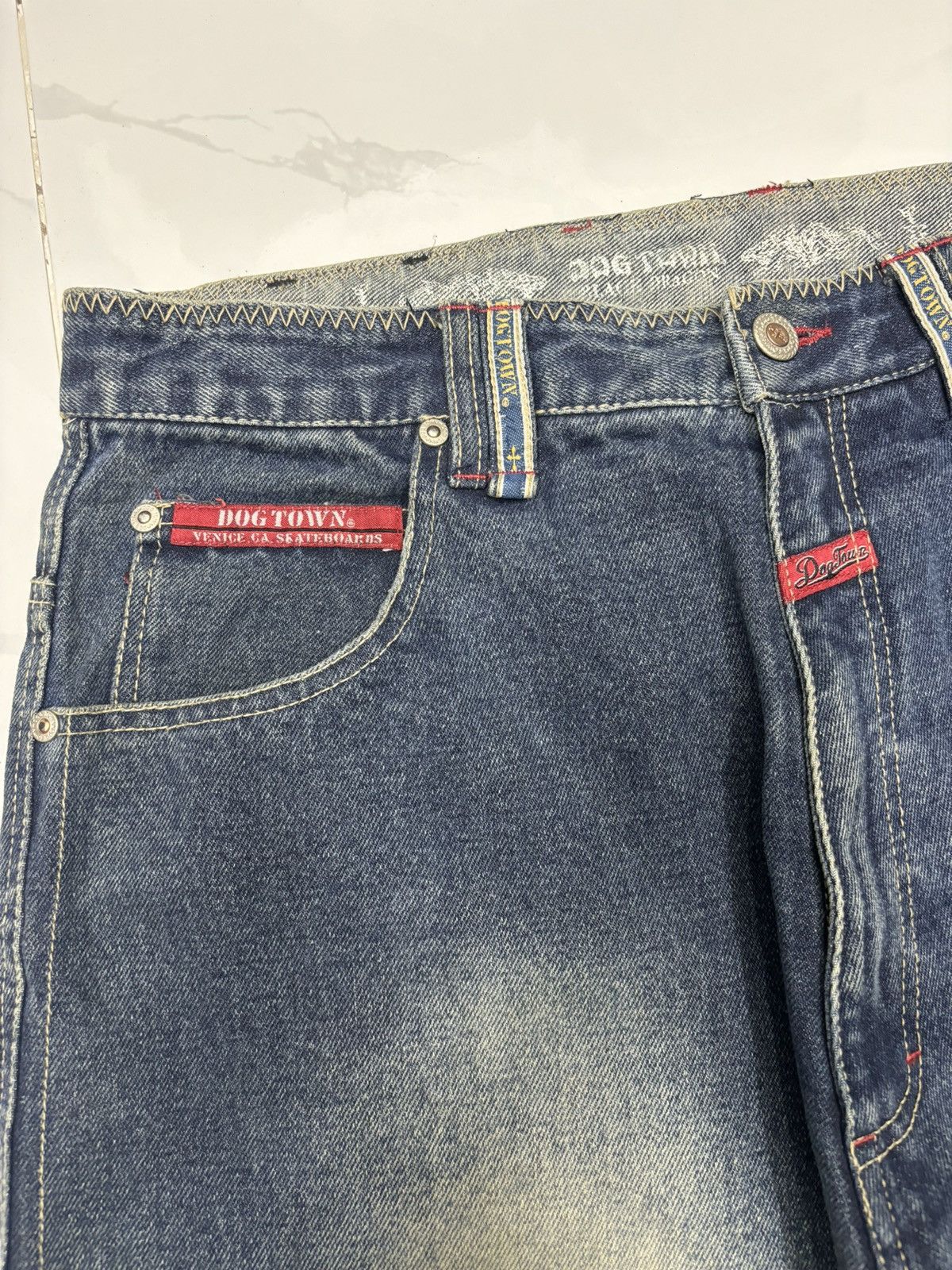 Dogtown × Powell Peralta RARE🔥DOGTOWN SKATEBOARDS BAGGY HIPHOP JEANS BLACK DRAGON Size US 32 / EU 48 - 10 Thumbnail