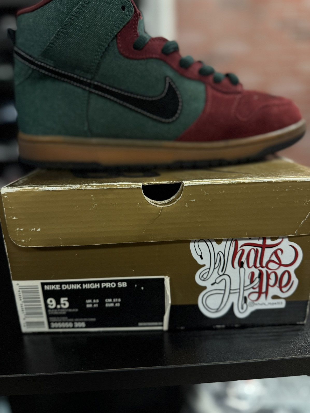 Nike Size 9.5- Nike SB Dunk High Pro Goofy Boy (305050-305) RARE Size US 9.5 / EU 42-43 - 16 Thumbnail