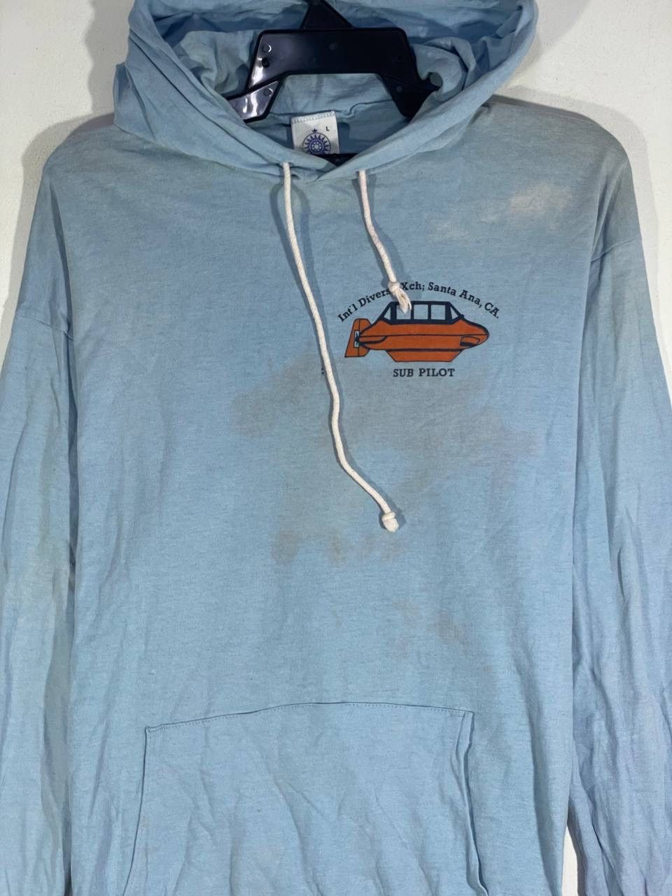 Other Vintage 80s submarine sub pilot hoodie pullover size L Size US L / EU 52-54 / 3 - 4 Thumbnail