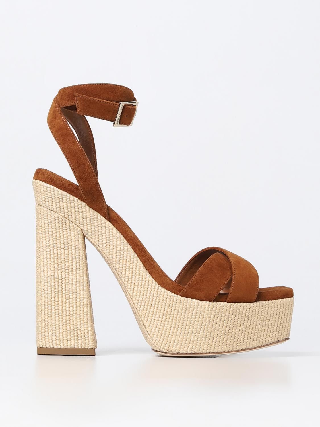 Jimmy Choo o1y0326 Sandals in Brown Size US 11 / IT 41 - 1 Thumbnail