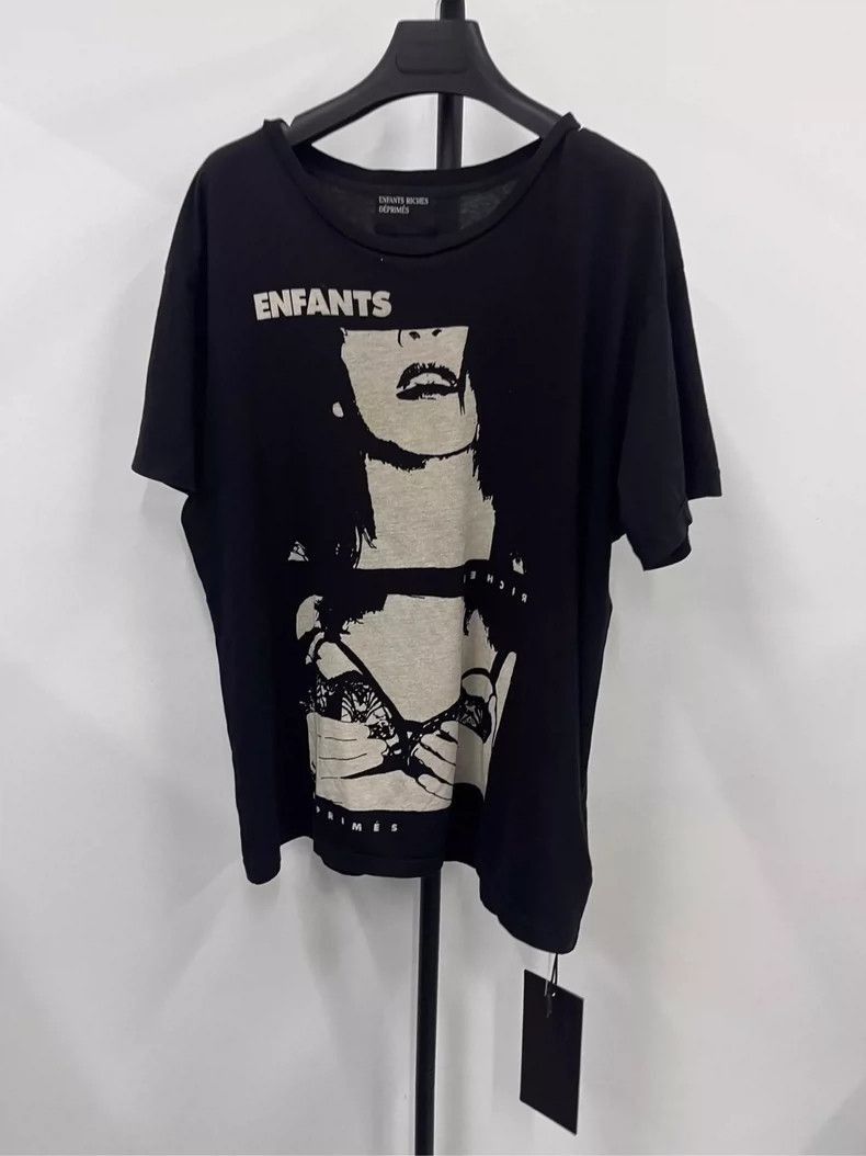 Enfants Riches Deprimes Enfants Riches Deprimes Black Graphic Tee Shirt-2506 Size US M / EU 48-50 / 2 - 1 Thumbnail