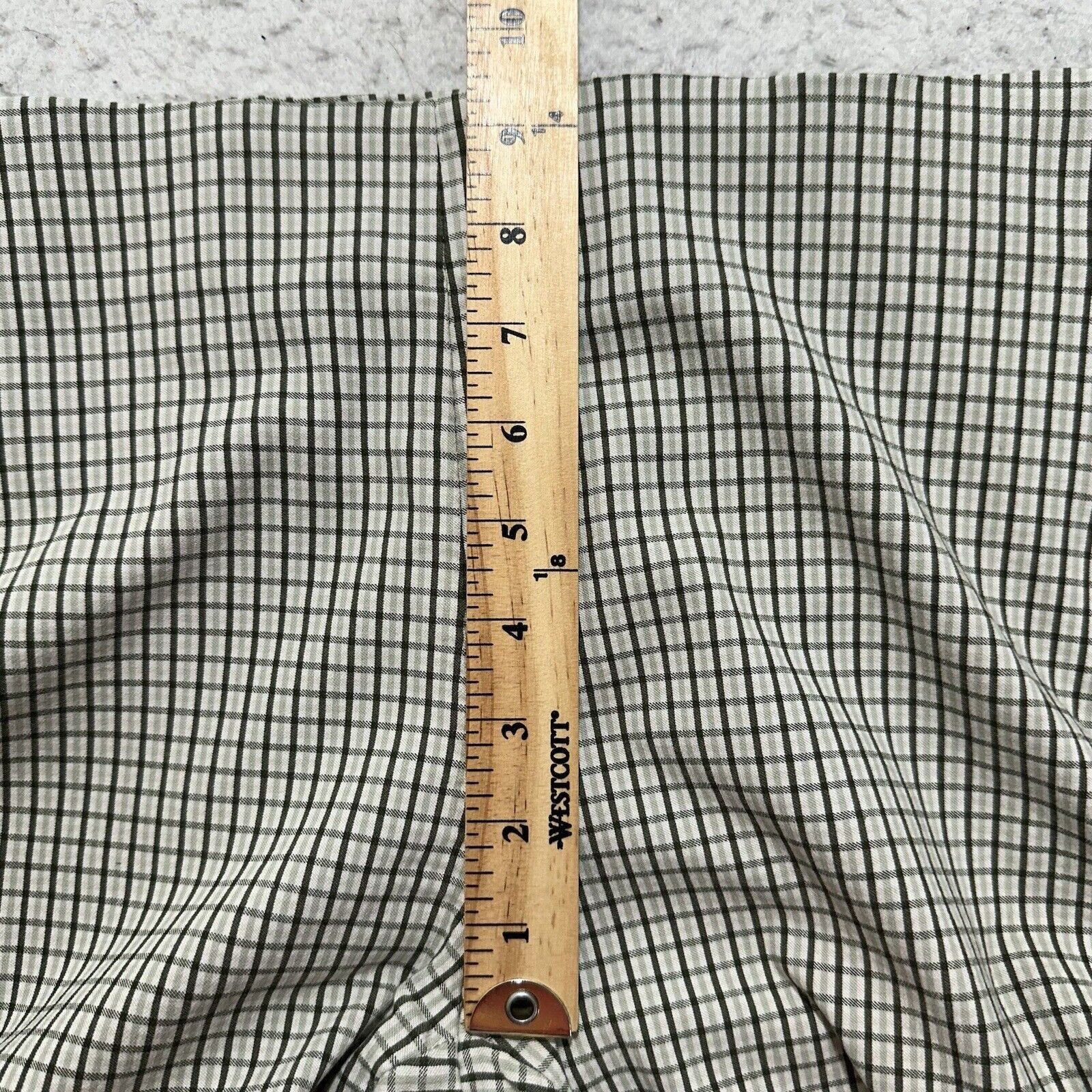 Other A New Day 8 Stretch Pants Green White Grid Stripe Trousers Size 30" / US 8 / IT 44 - 11 Thumbnail